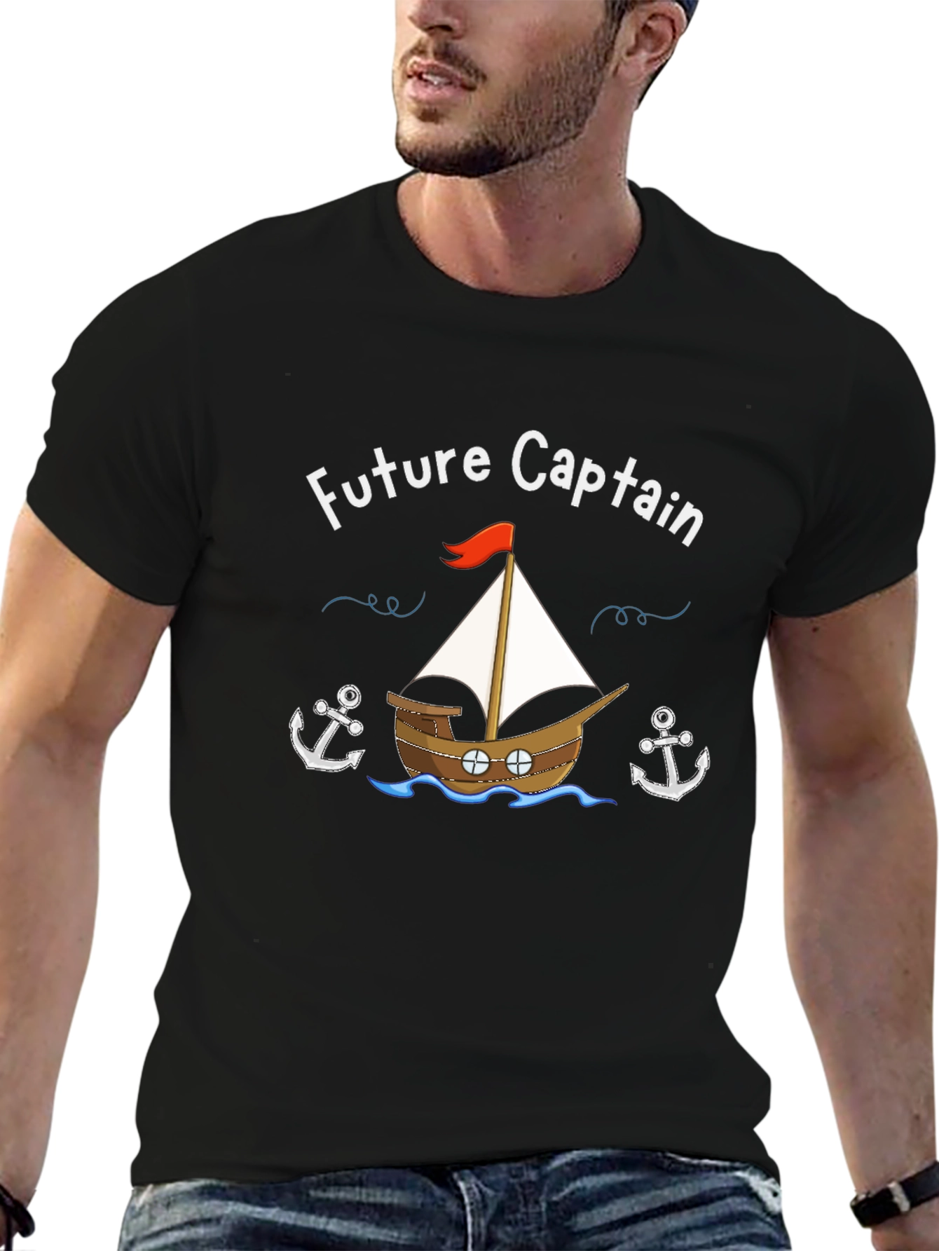 Future Captain T-Shirt: Nautical Adventure Awaits