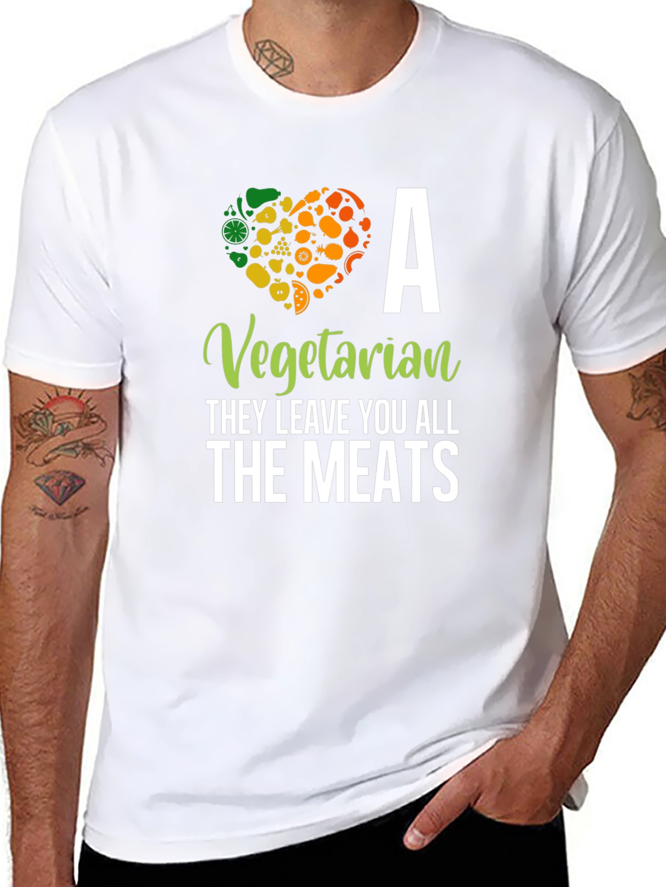 Vegetarian T-Shirt: They Leave You All The Meats!