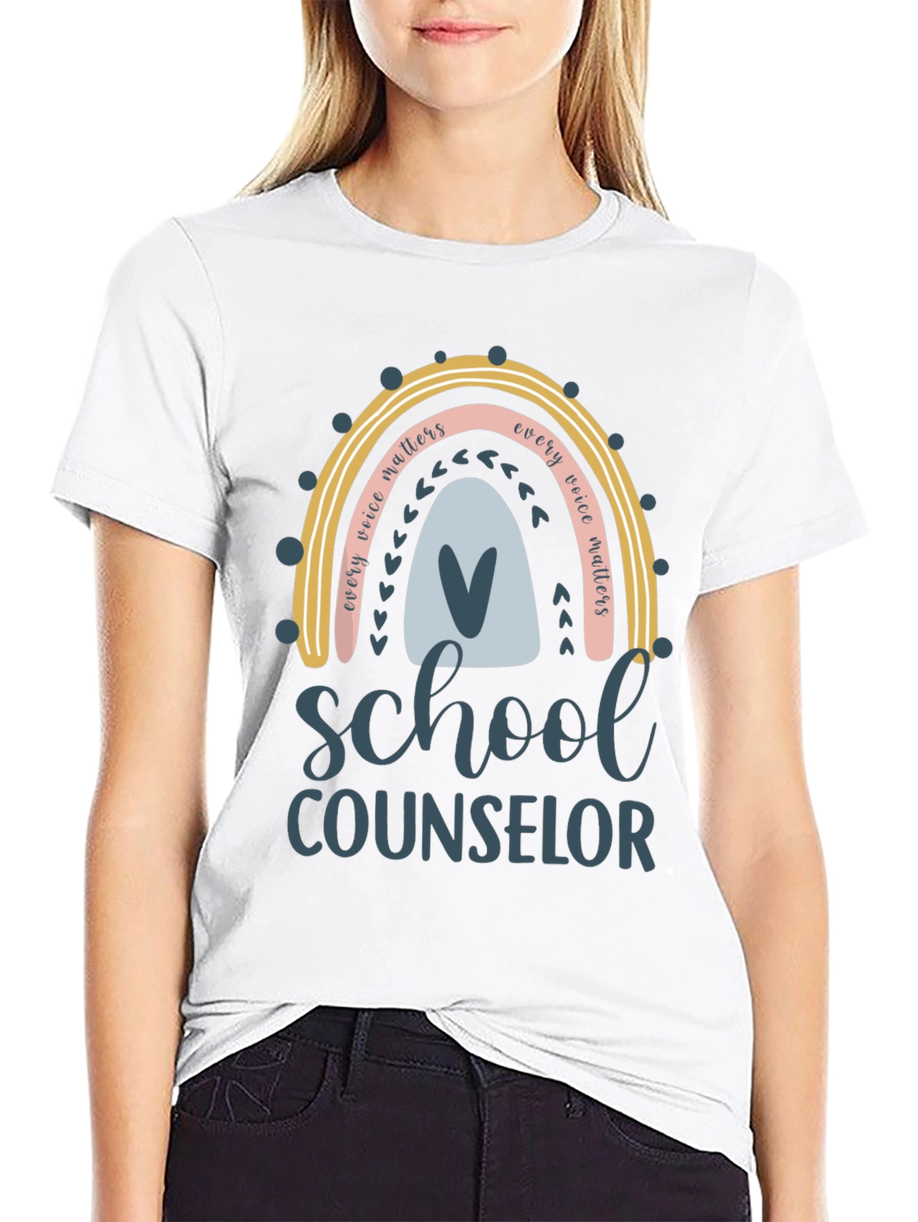 Every Voice Matters School Counselor T-Shirt