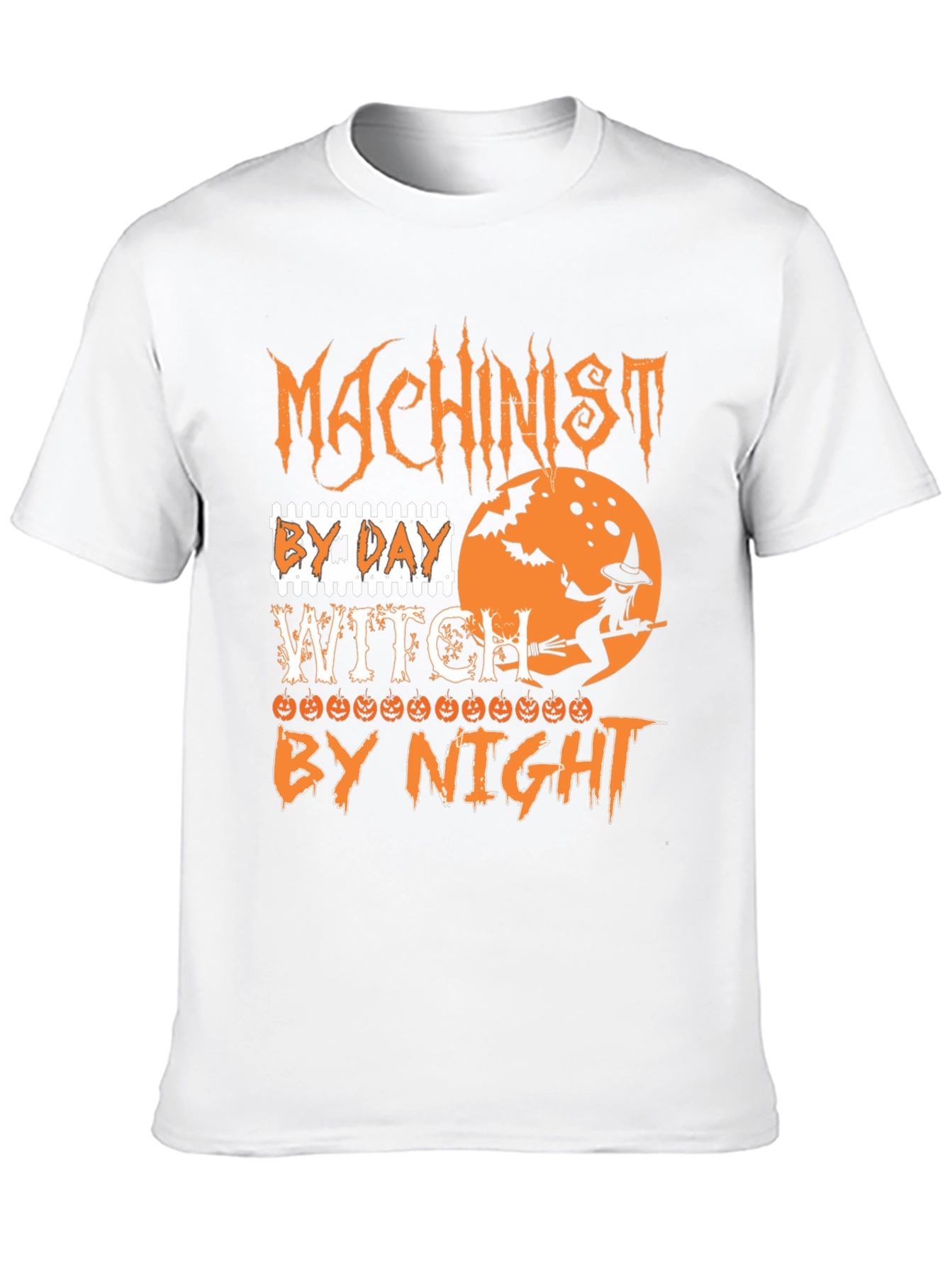 Machinist Witch Halloween T-Shirt