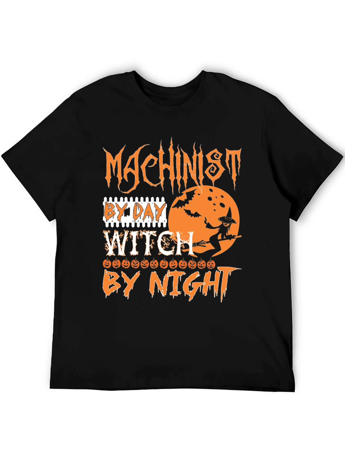 Machinist Witch Halloween T-Shirt
