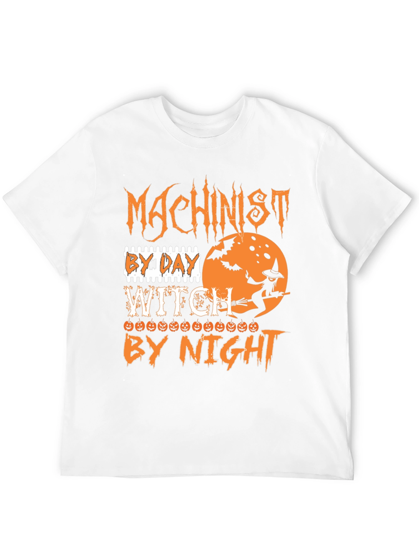 Machinist Witch Halloween T-Shirt