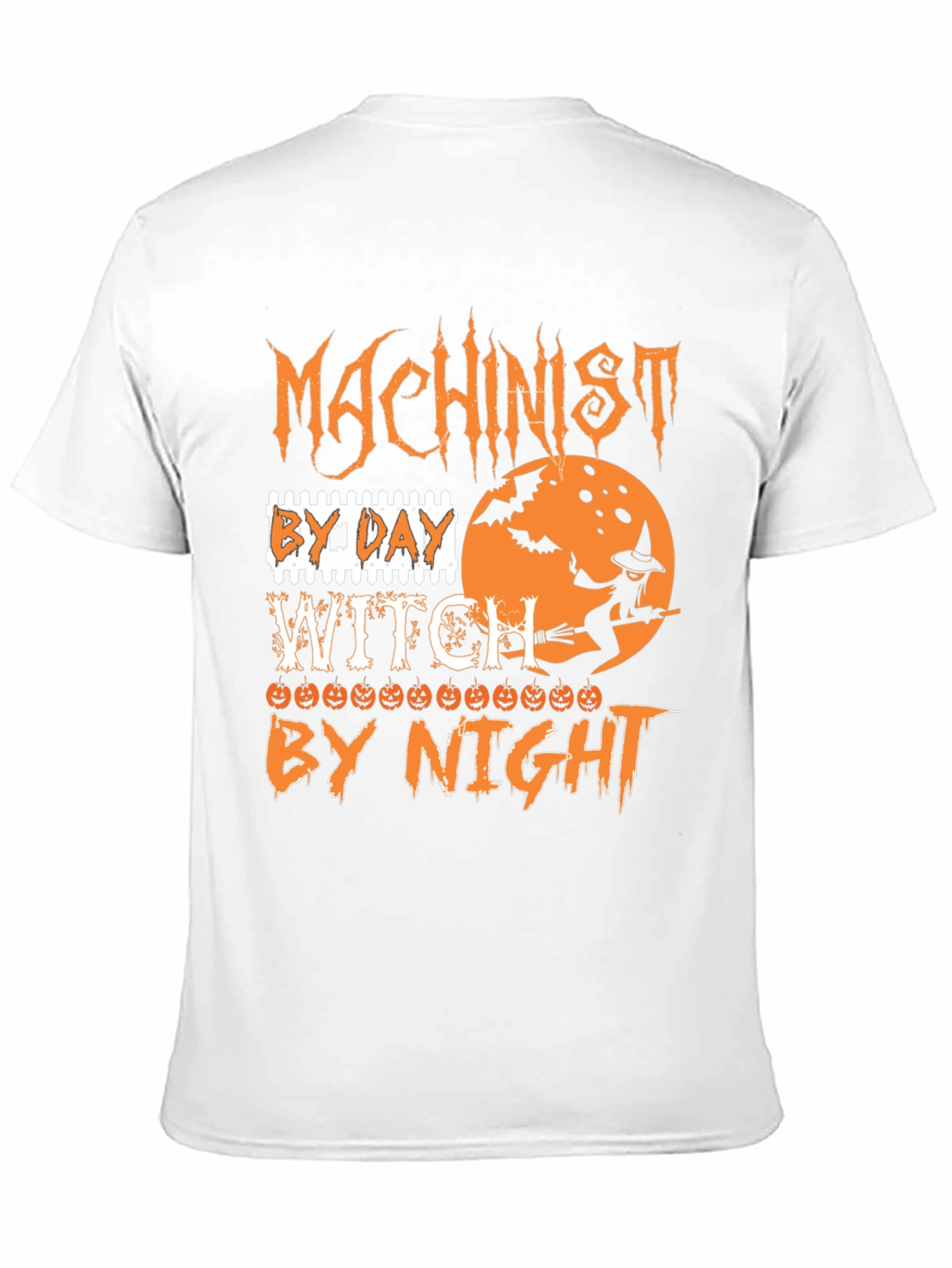 Machinist Witch Halloween T-Shirt
