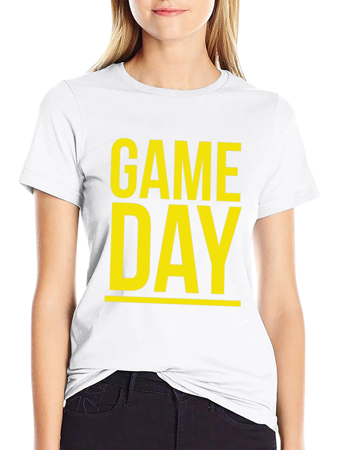 Game Day T-Shirt - Black Graphic Tee