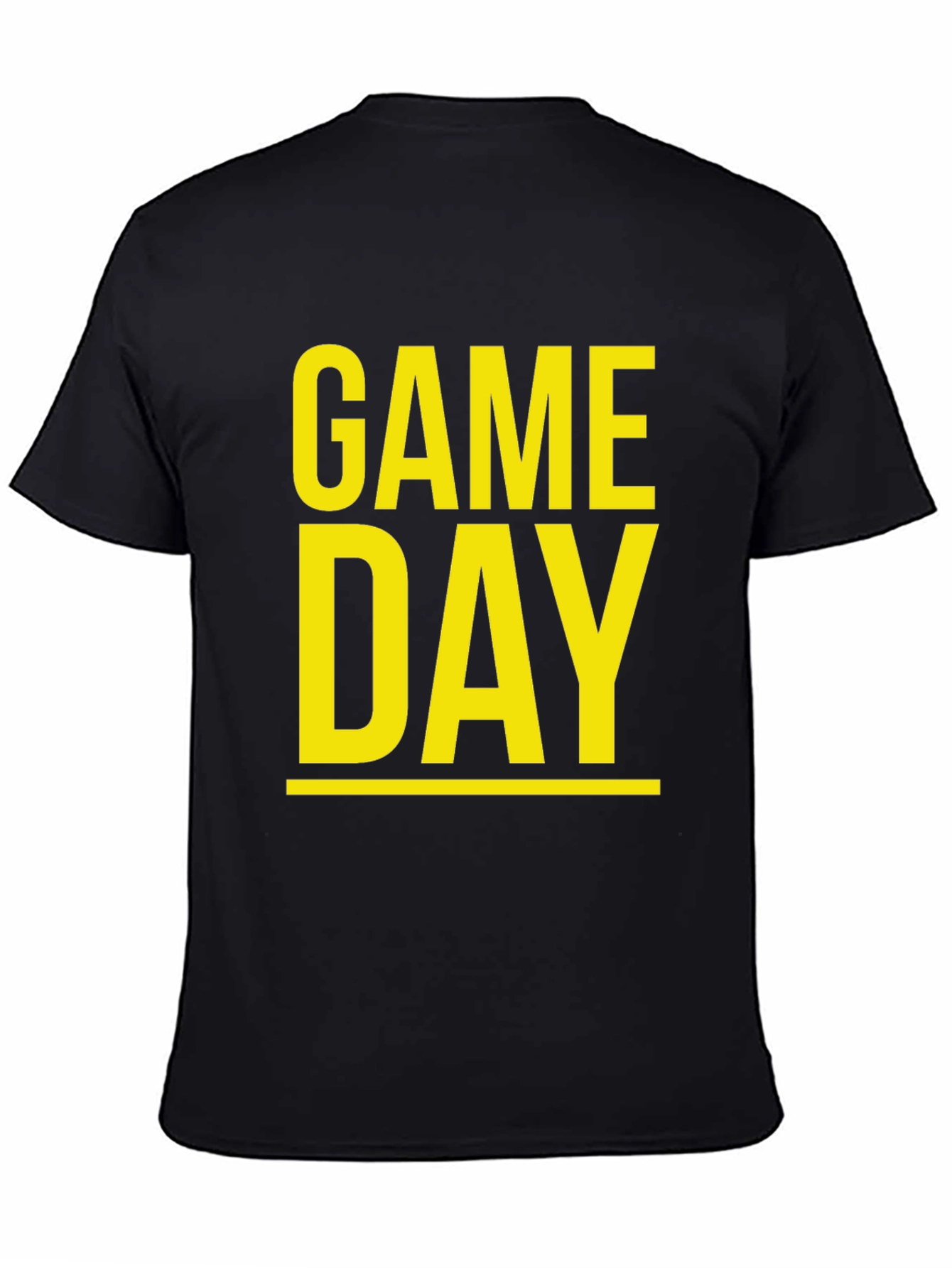 Game Day T-Shirt - Black Graphic Tee