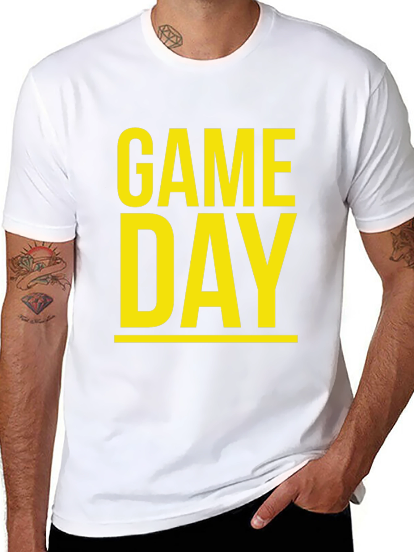 Game Day T-Shirt - Black Graphic Tee