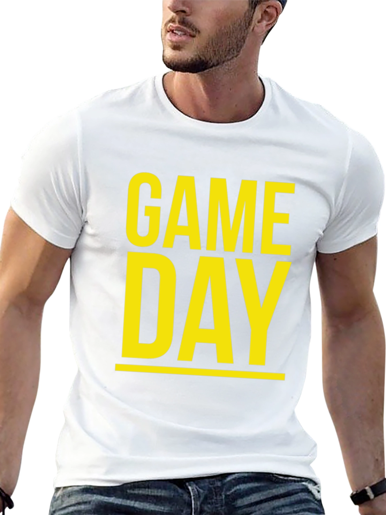 Game Day T-Shirt - Black Graphic Tee