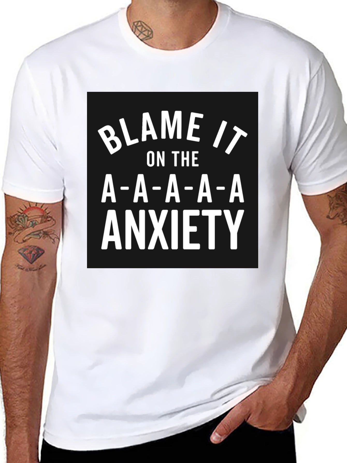 Blame It On The Anxiety Graphic Tee