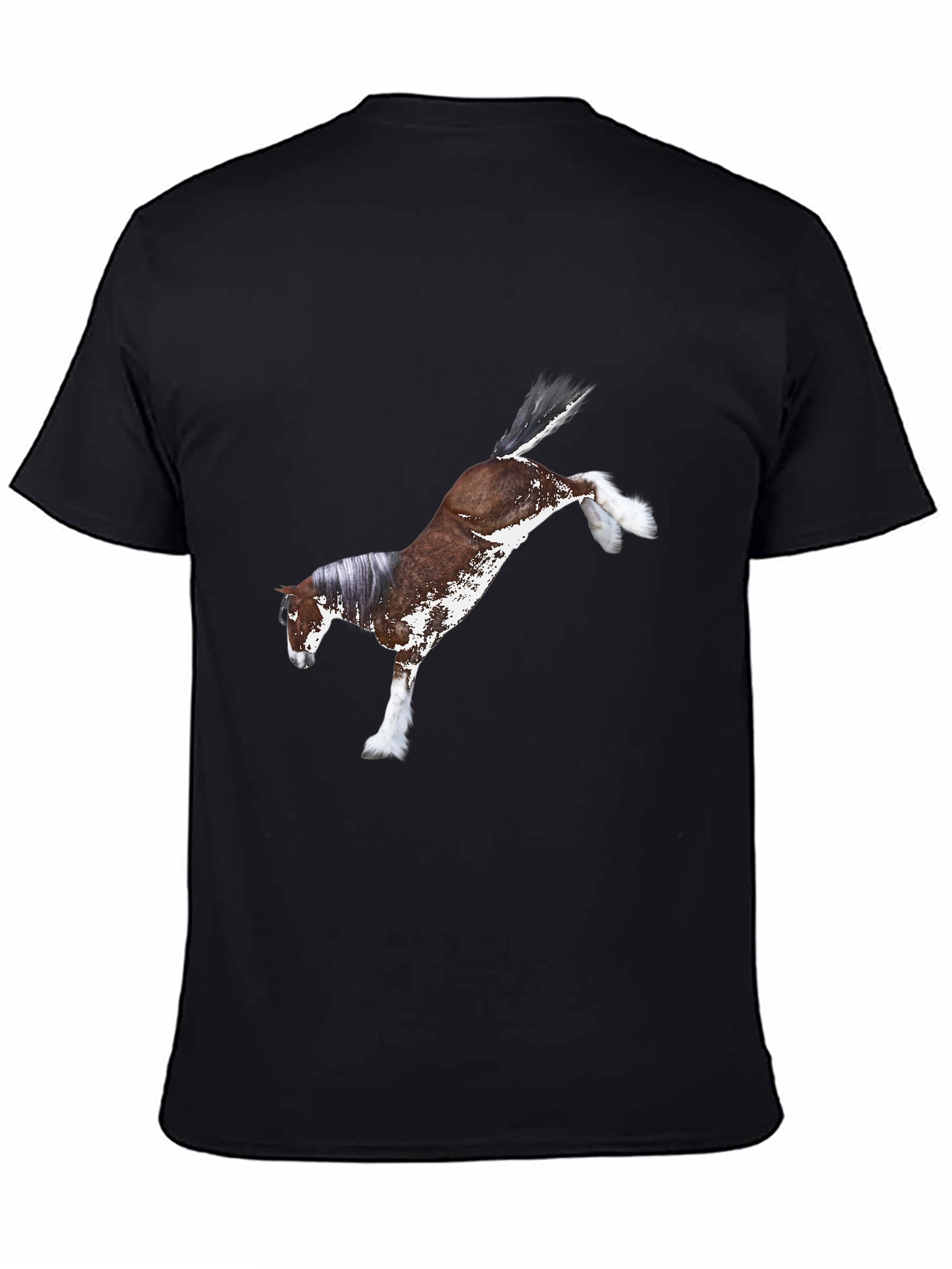 Horse Graphic Black T-Shirt