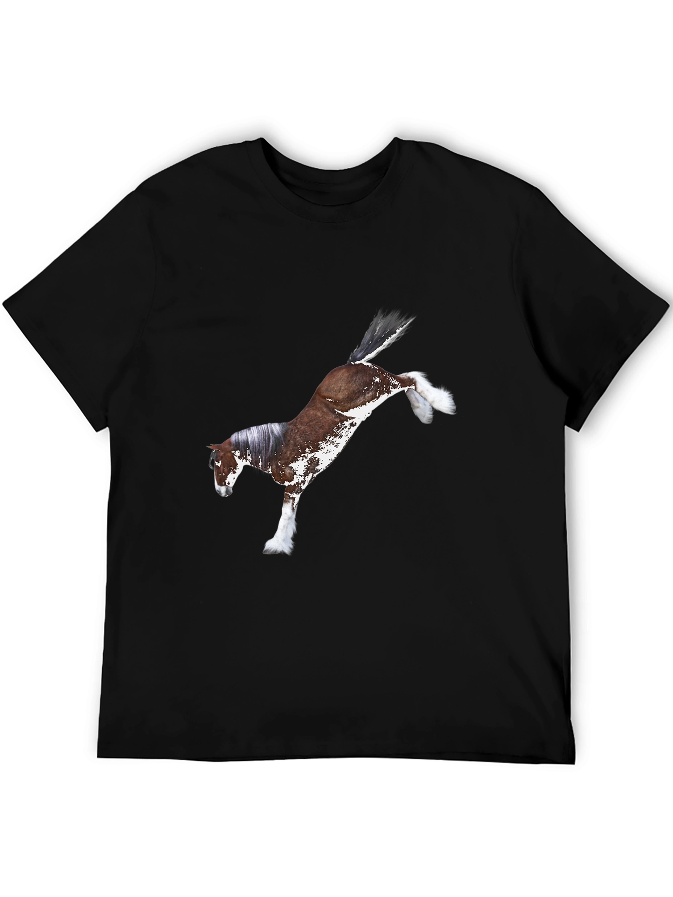 Horse Graphic Black T-Shirt