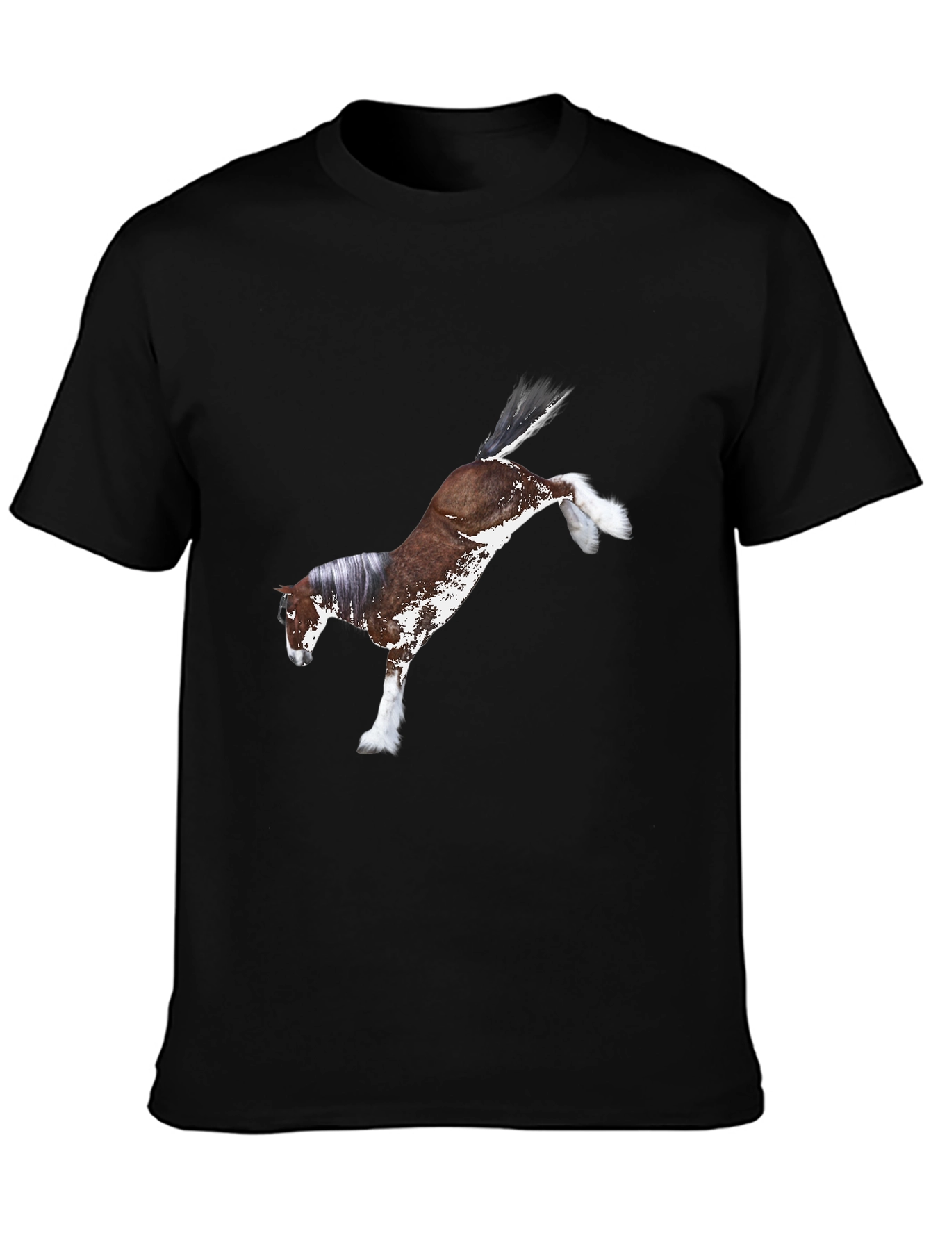 Horse Graphic Black T-Shirt