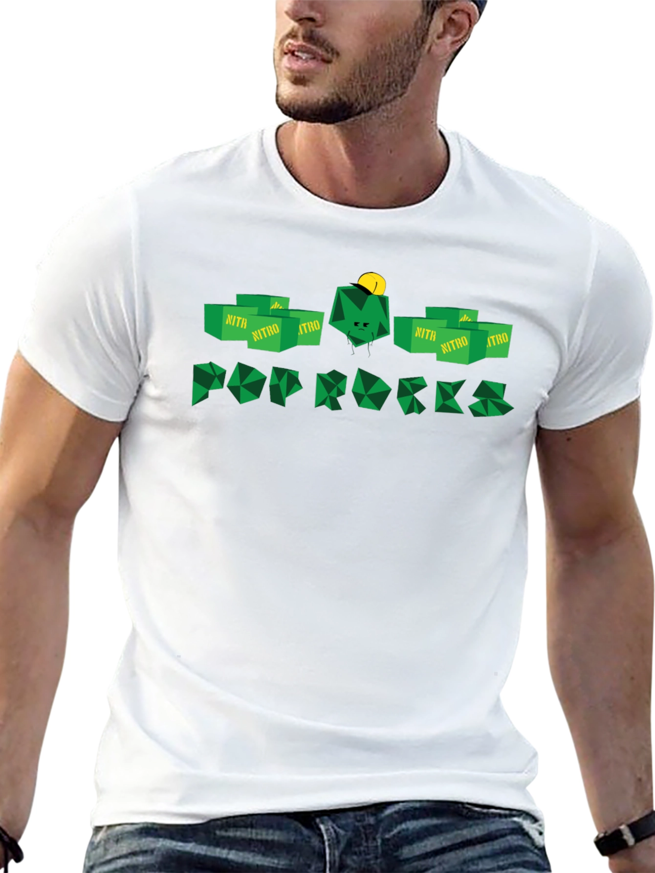 Pop Rocks Graphic Tee - Retro Candy Shirt