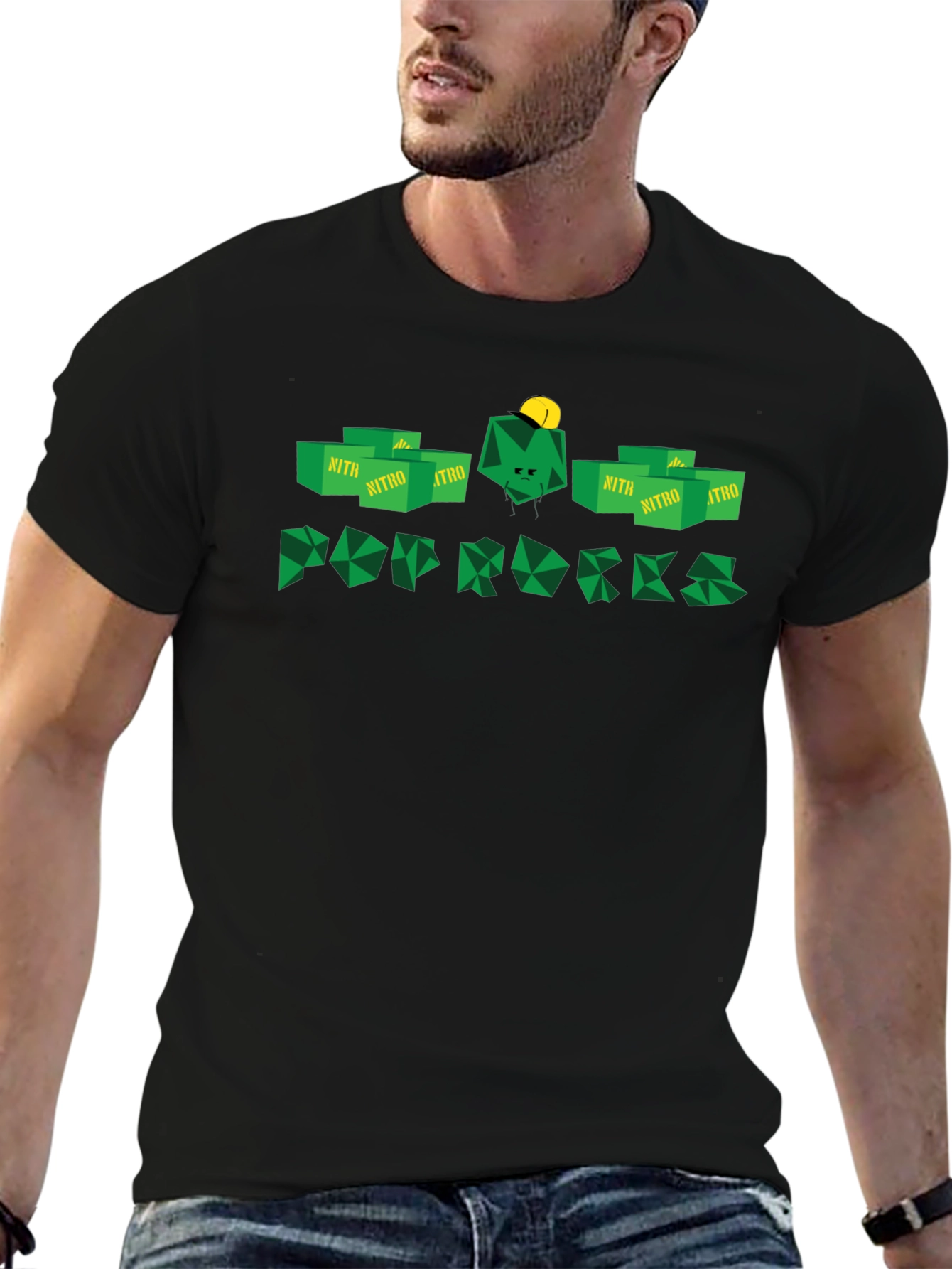 Pop Rocks Graphic Tee - Retro Candy Shirt