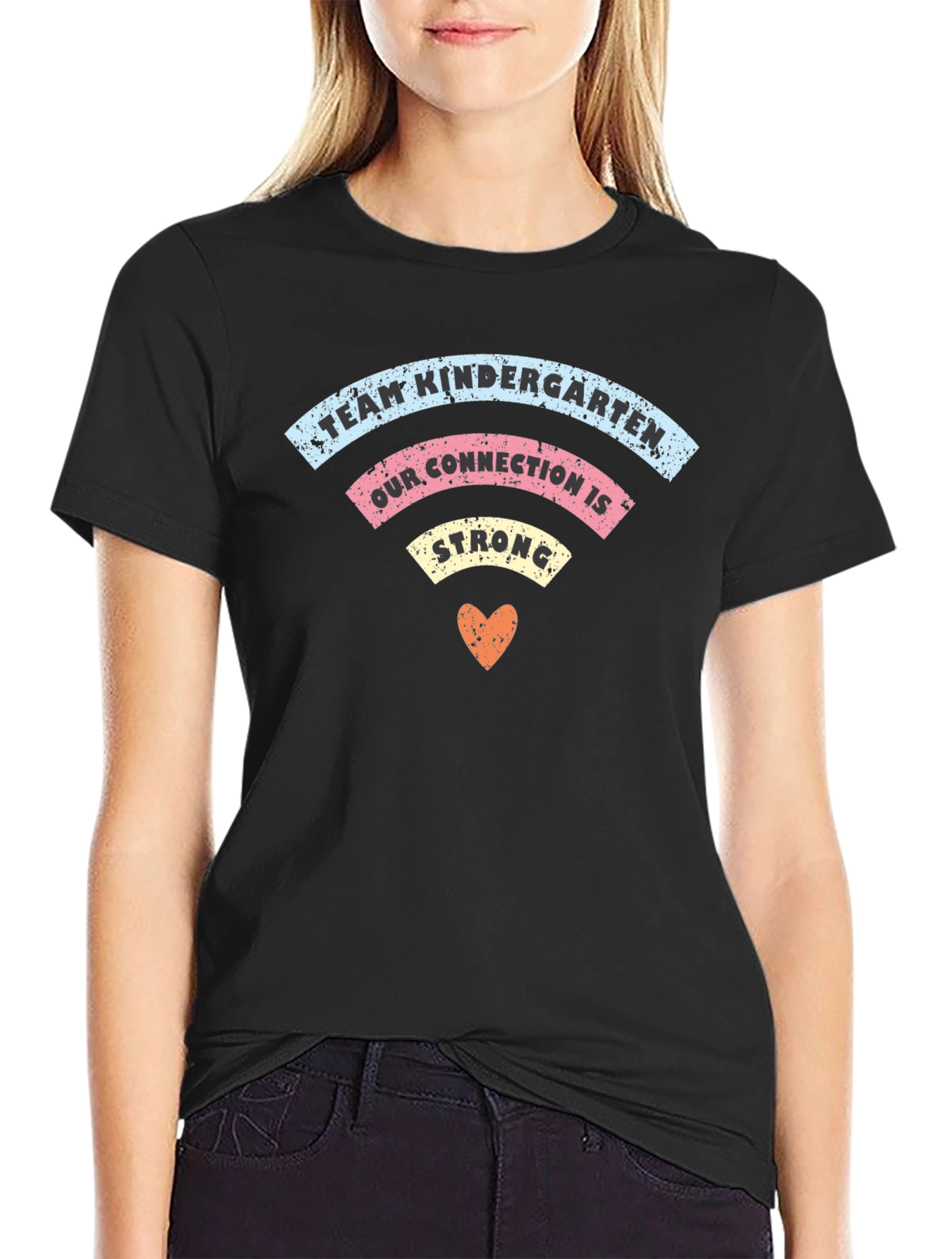Team Kindergarten Connection T-Shirt - Black
