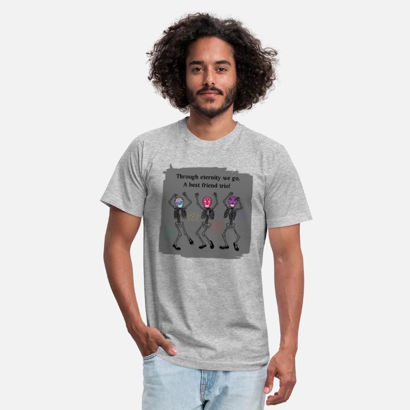 3 Best Friends Sugar Skull Skeleton 3 bff Trio