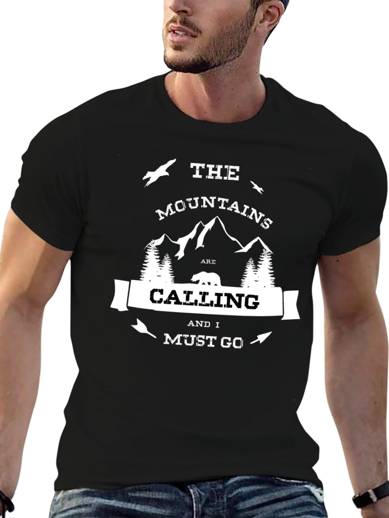 Mountains are Calling Graphic Tee - Adventure Ready!