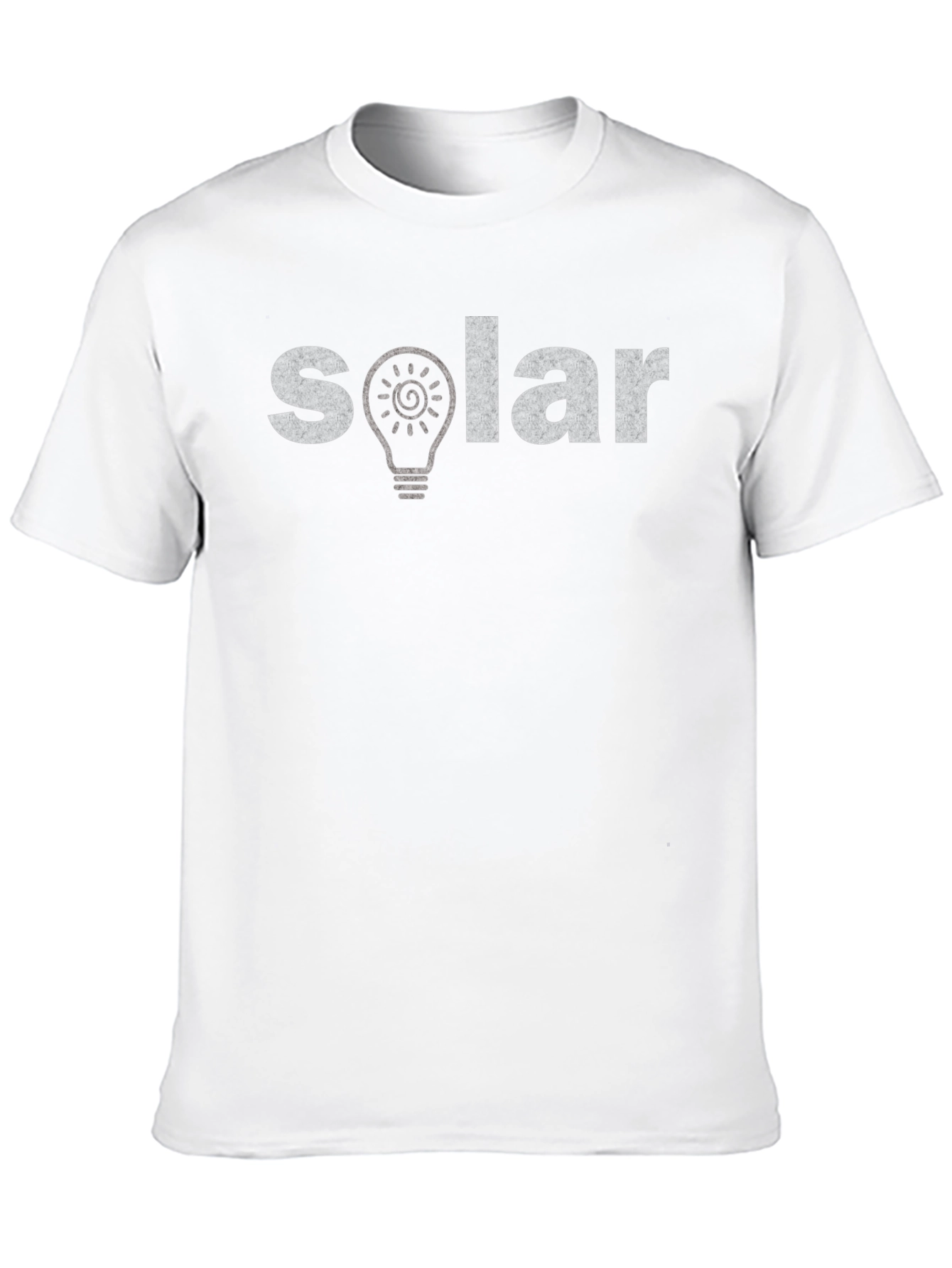 Solar Energy Light Bulb Graphic T-Shirt