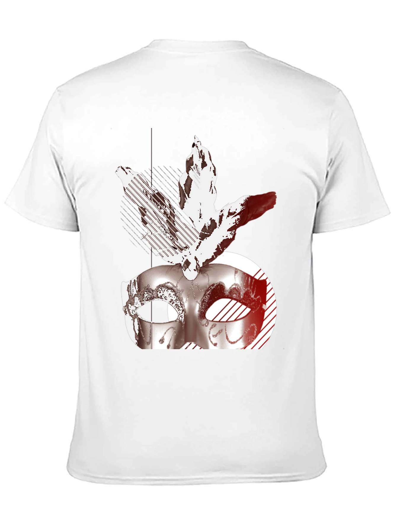 Masquerade Mask Graphic Tee - Black
