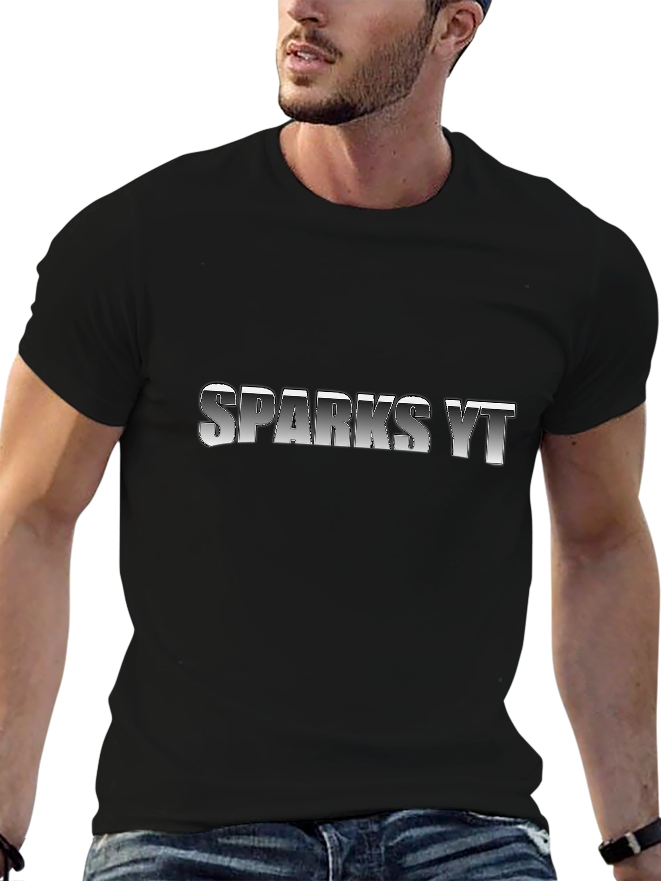 Sparks YT Black Graphic Tee