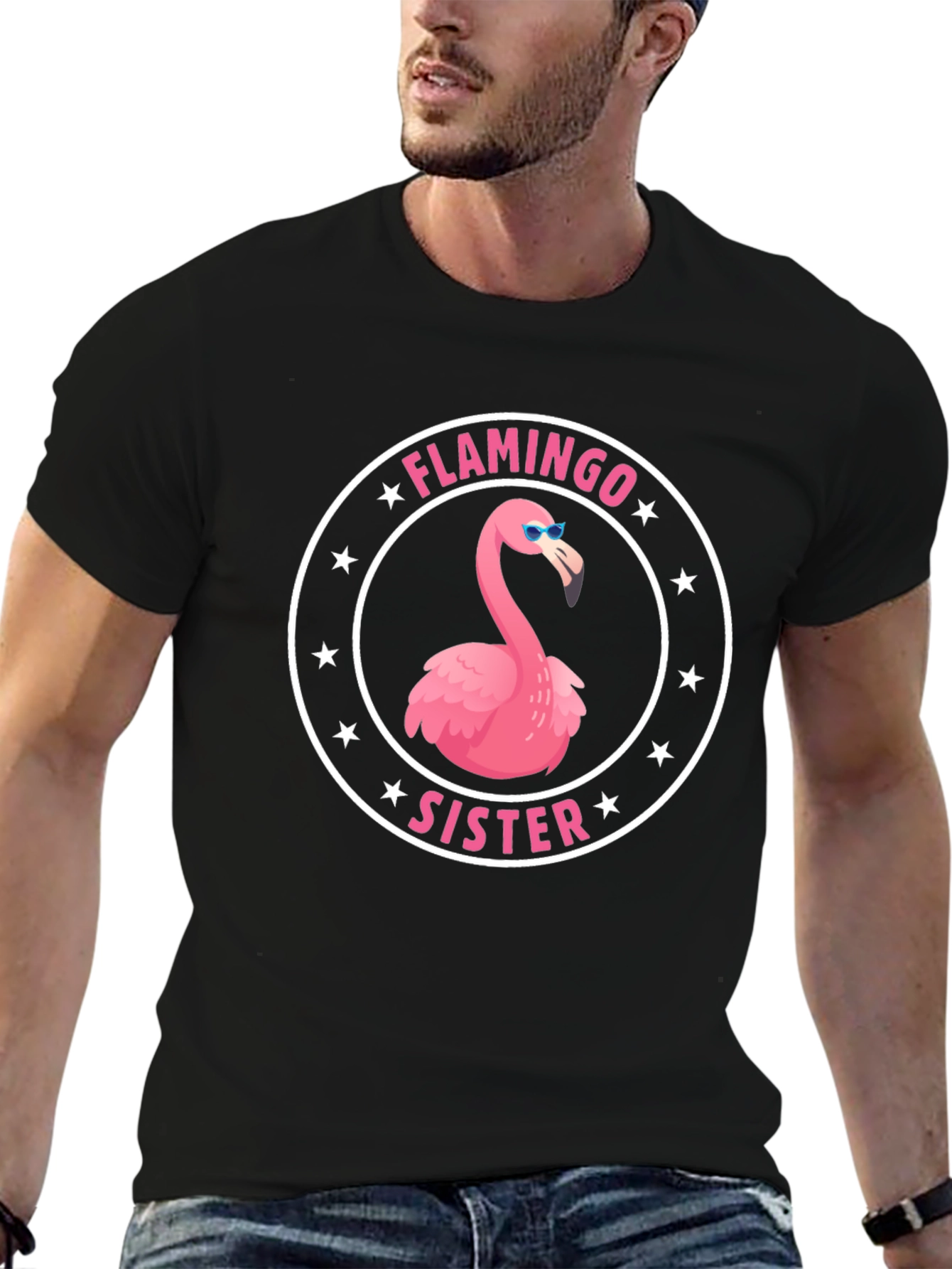 Flamingo Sister T-Shirt - Fun Graphic Tee
