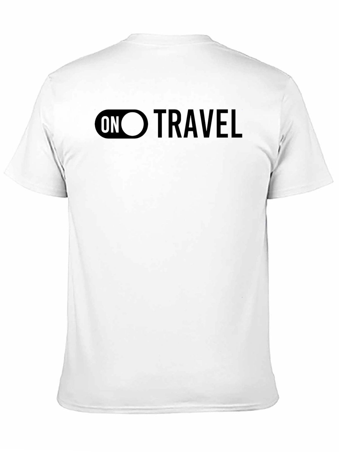 On Travel Black Graphic Tee Shirt