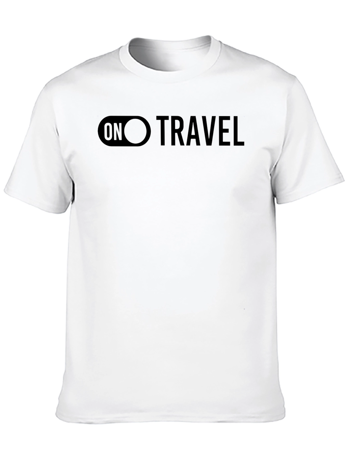 On Travel Black Graphic Tee Shirt