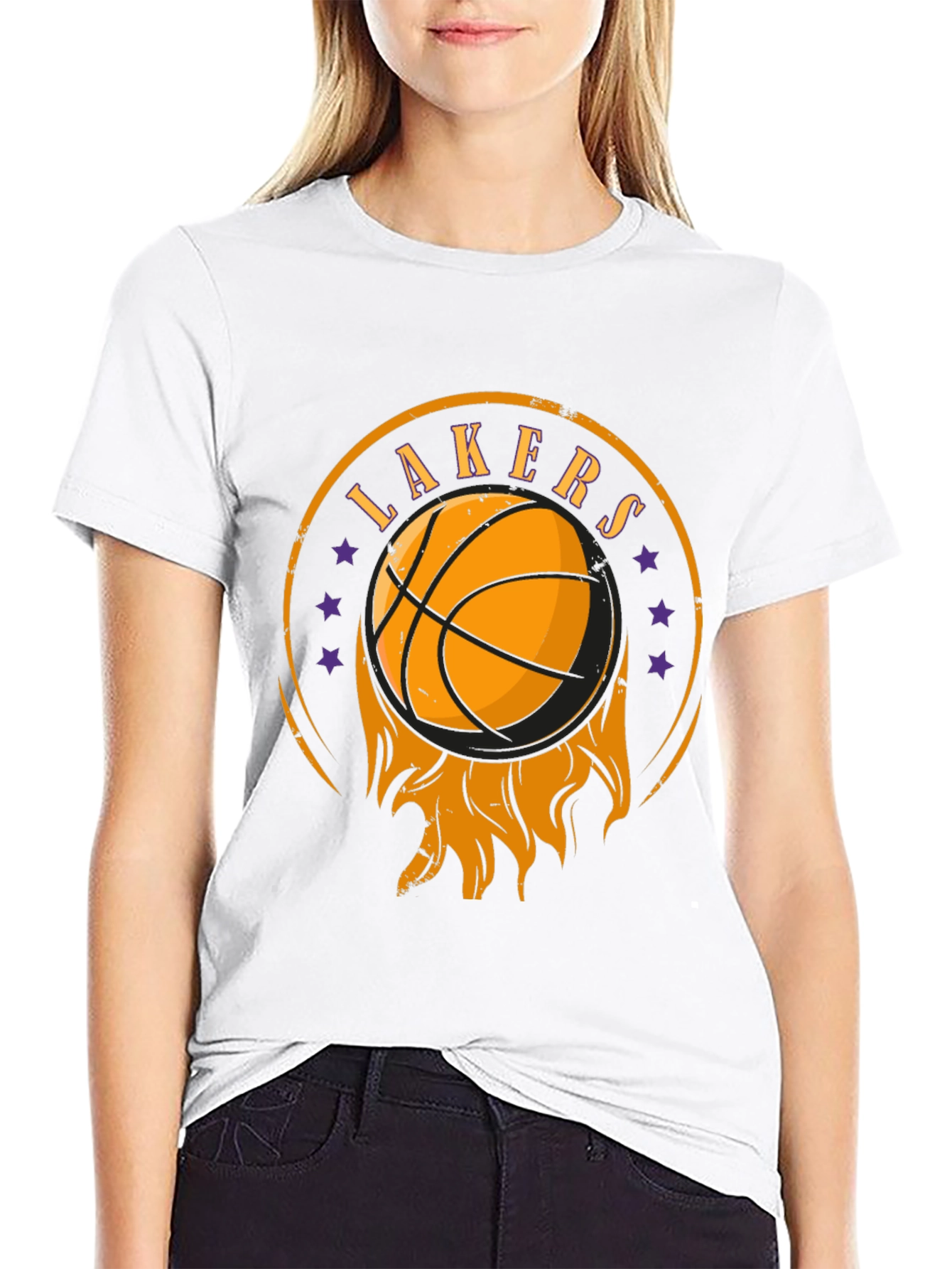 Lakers Basketball Graphic T-Shirt
