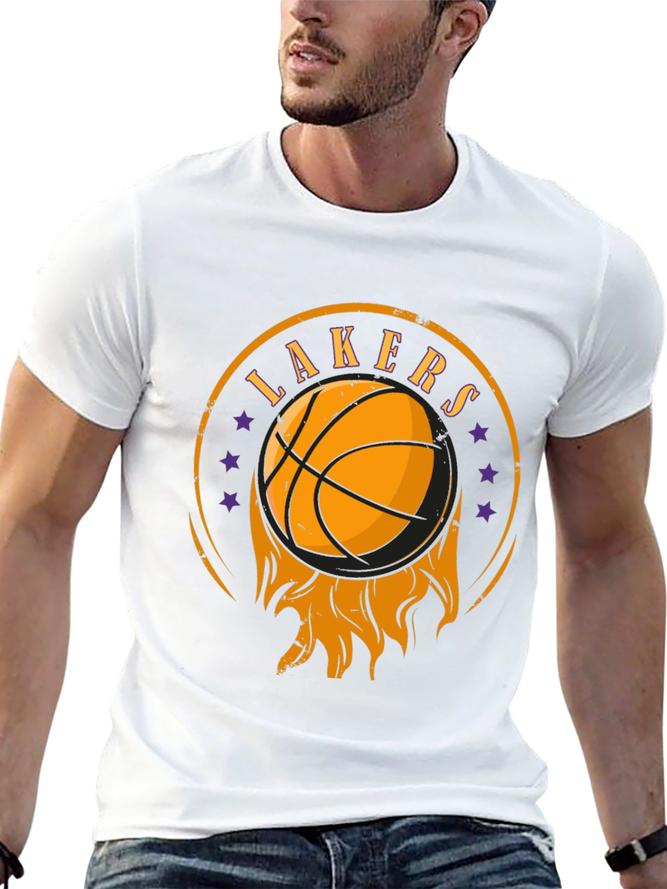 Lakers Basketball Graphic T-Shirt