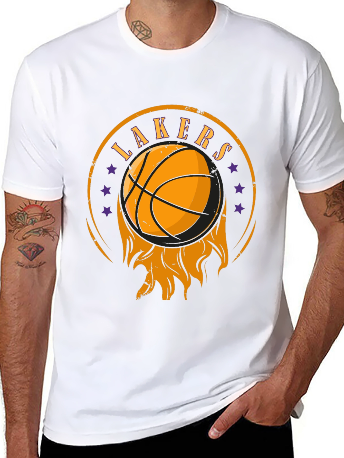 Lakers Basketball Graphic T-Shirt