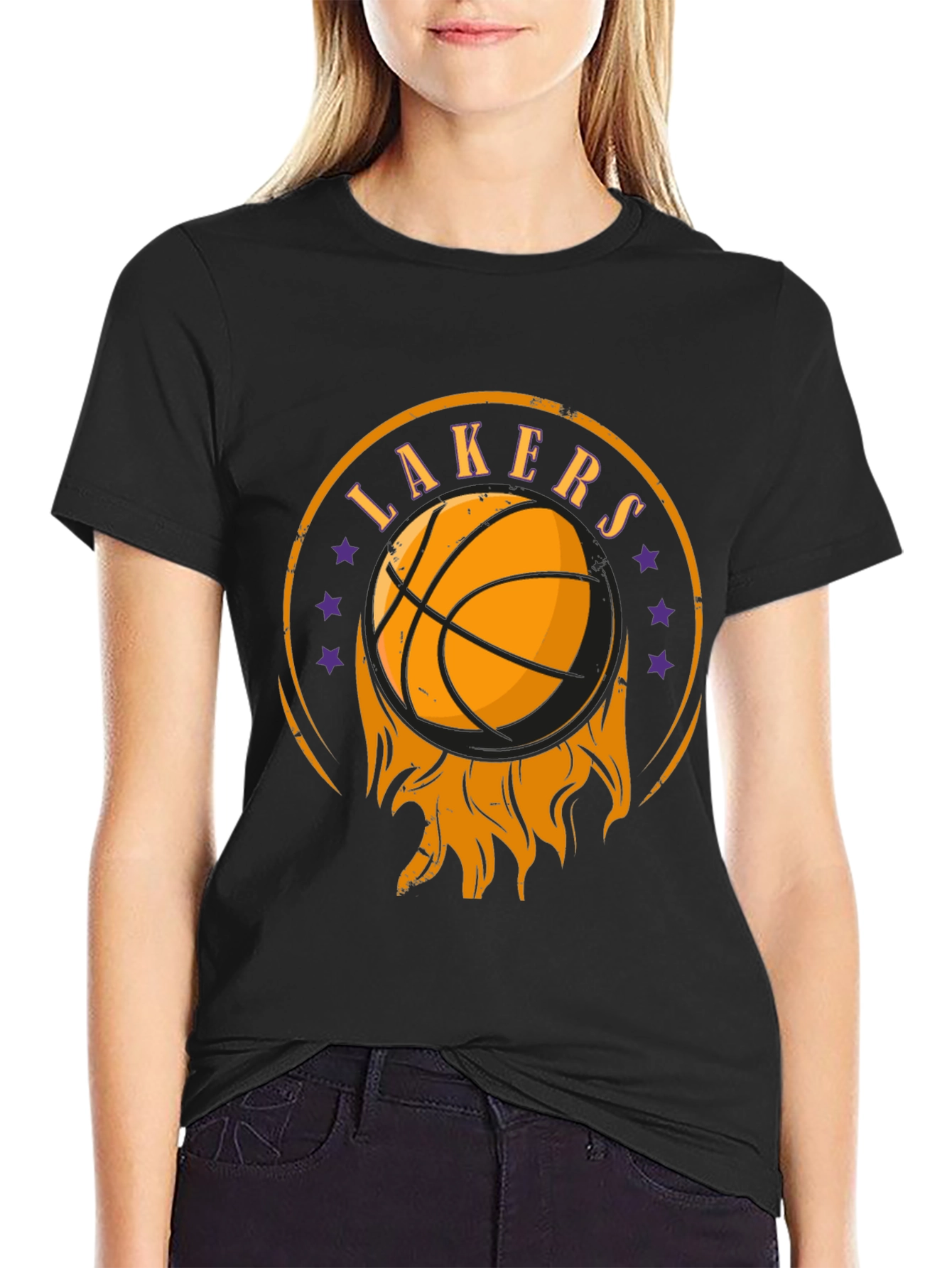 Lakers Basketball Graphic T-Shirt