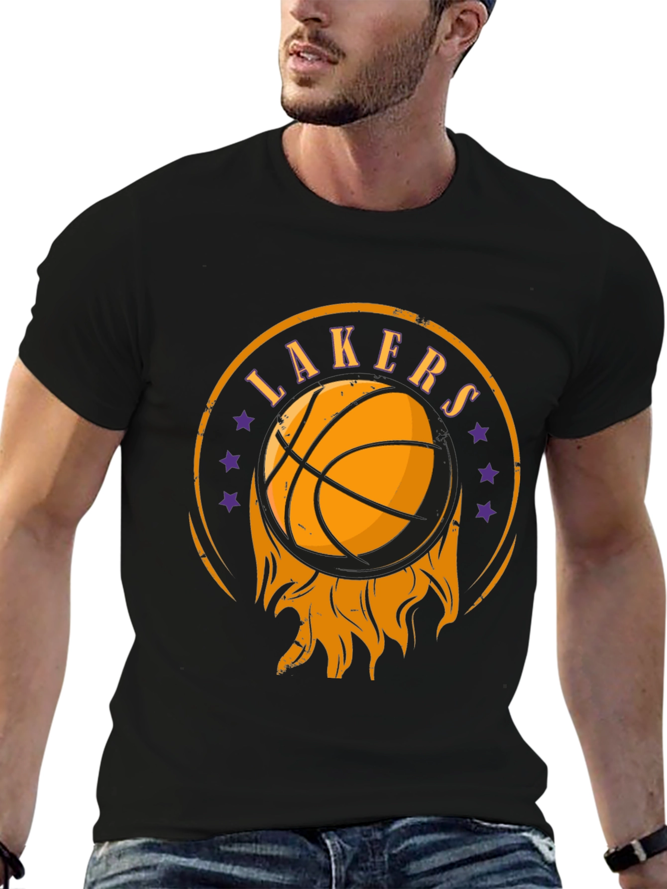 Lakers Basketball Graphic T-Shirt
