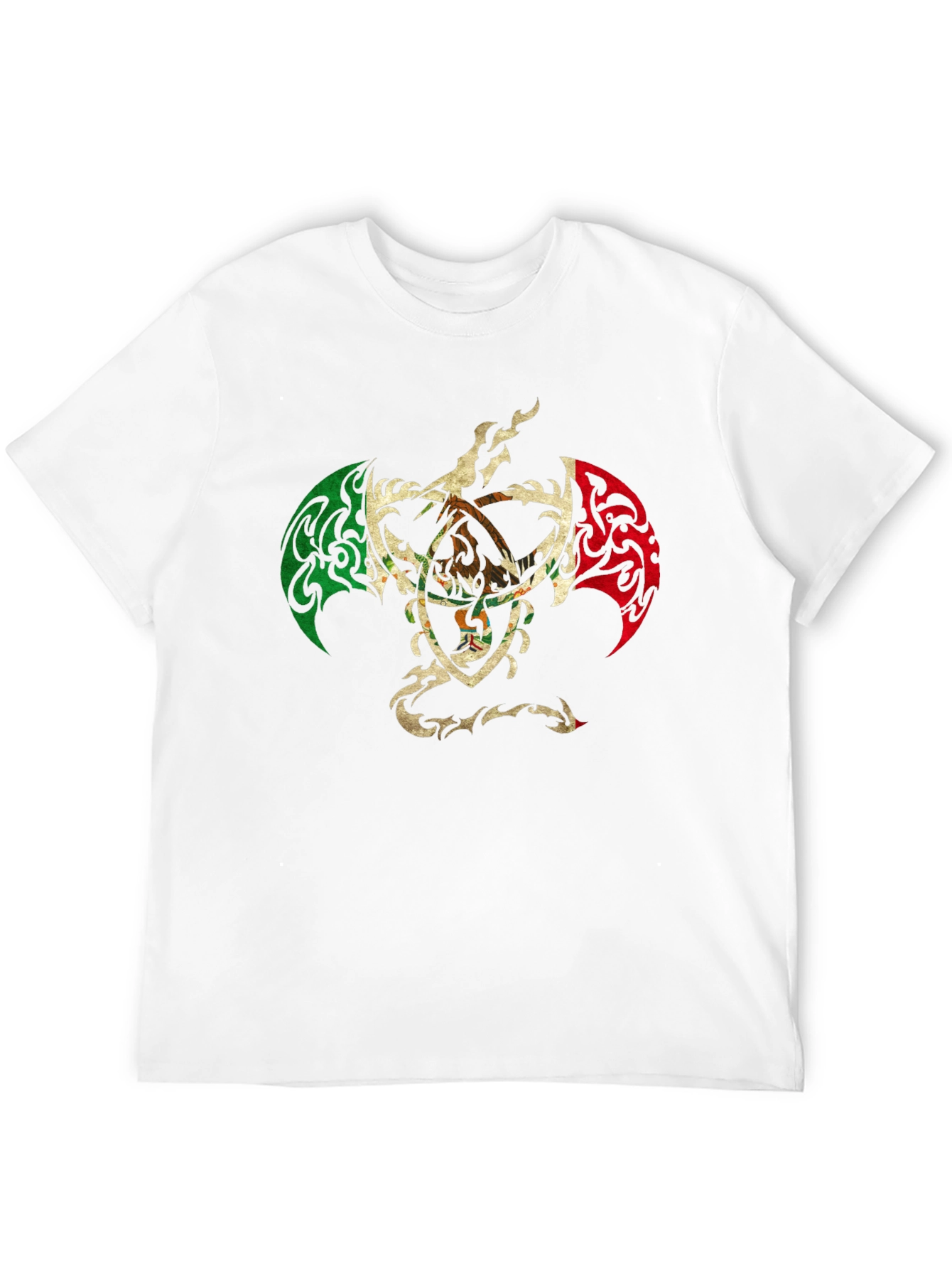 Mexican Eagle Crest Black T-Shirt
