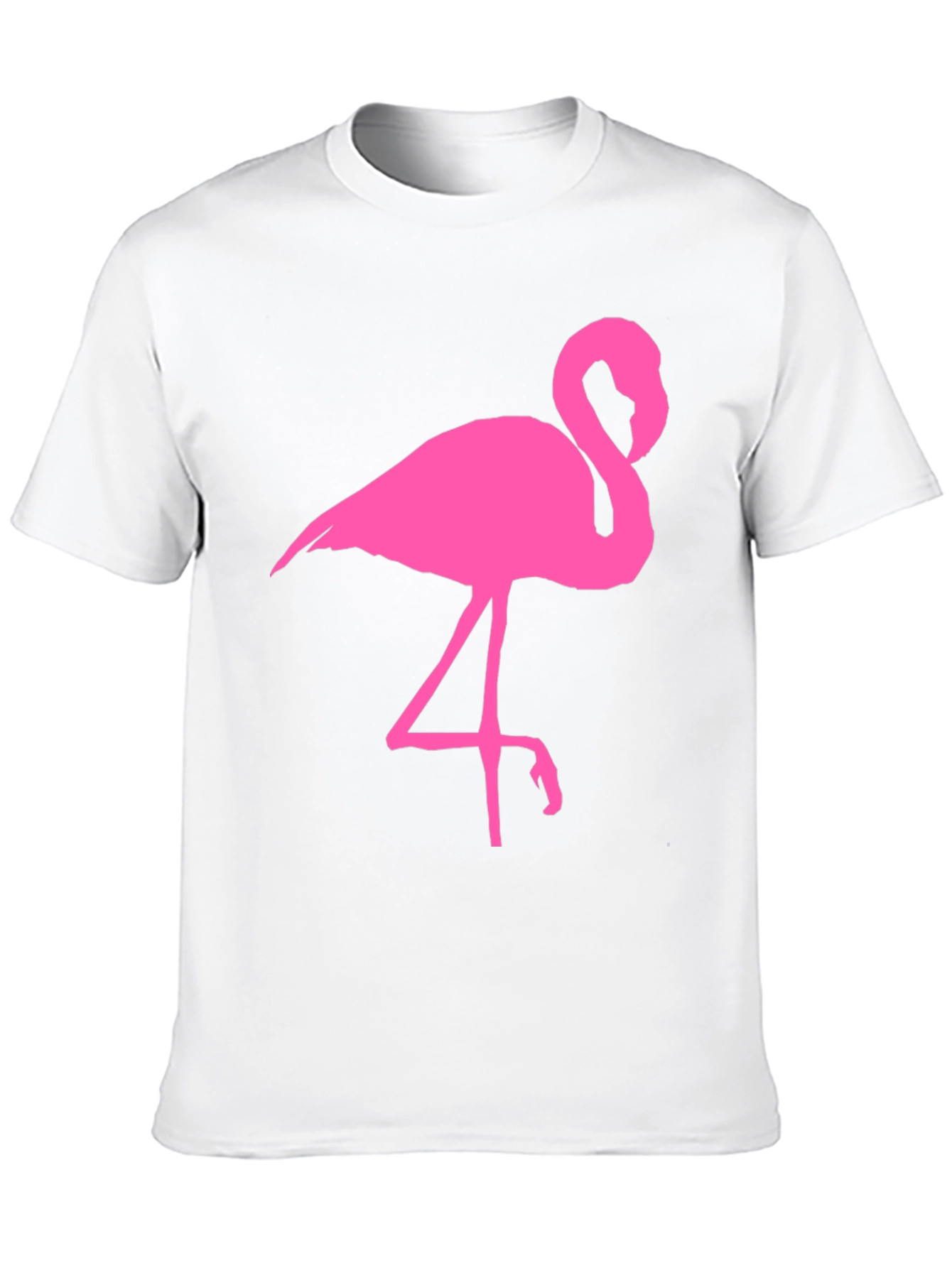 Pink Flamingo Graphic Tee - Black