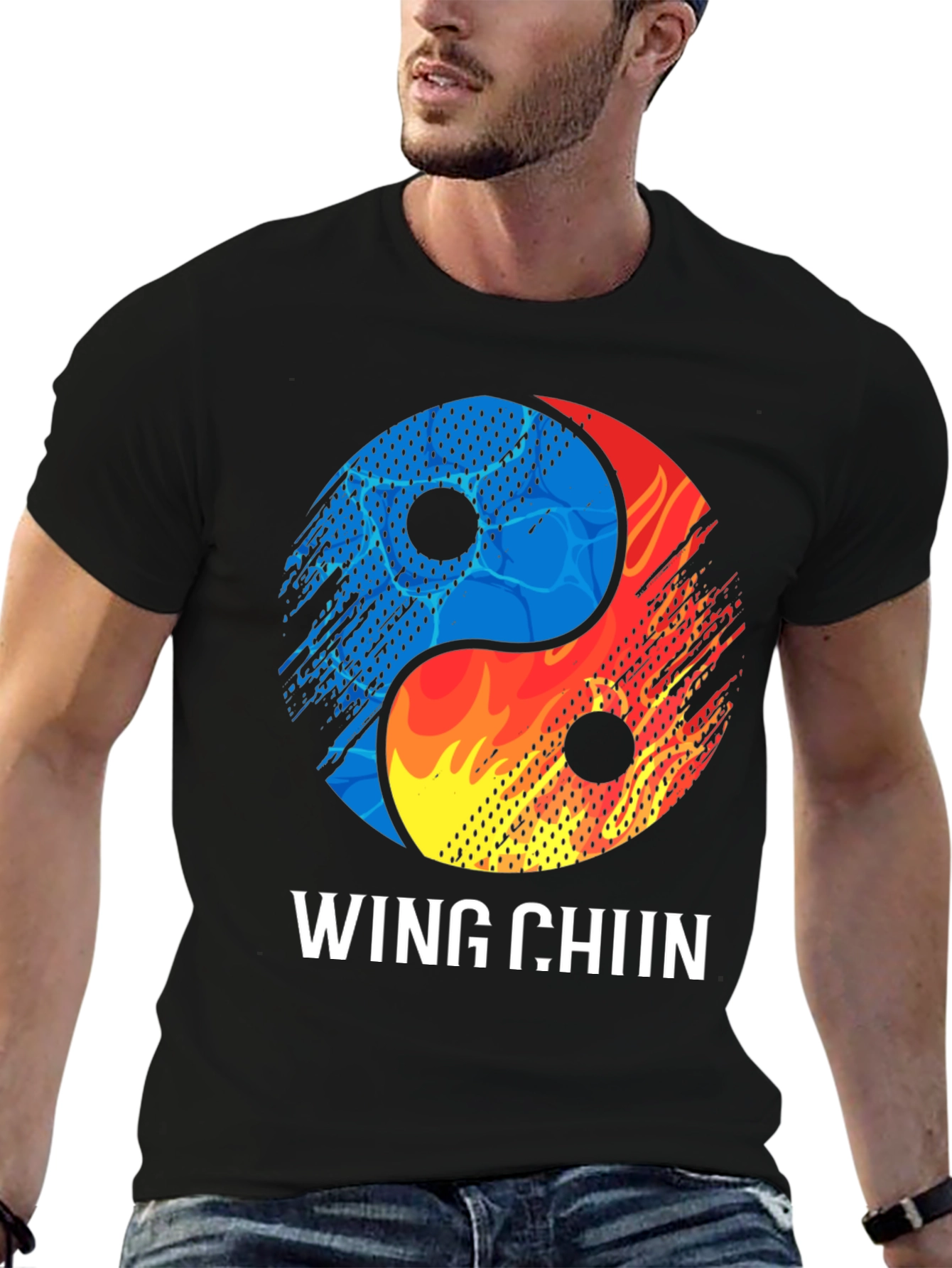 Wing Chun Yin Yang T-Shirt Martial Arts Tee