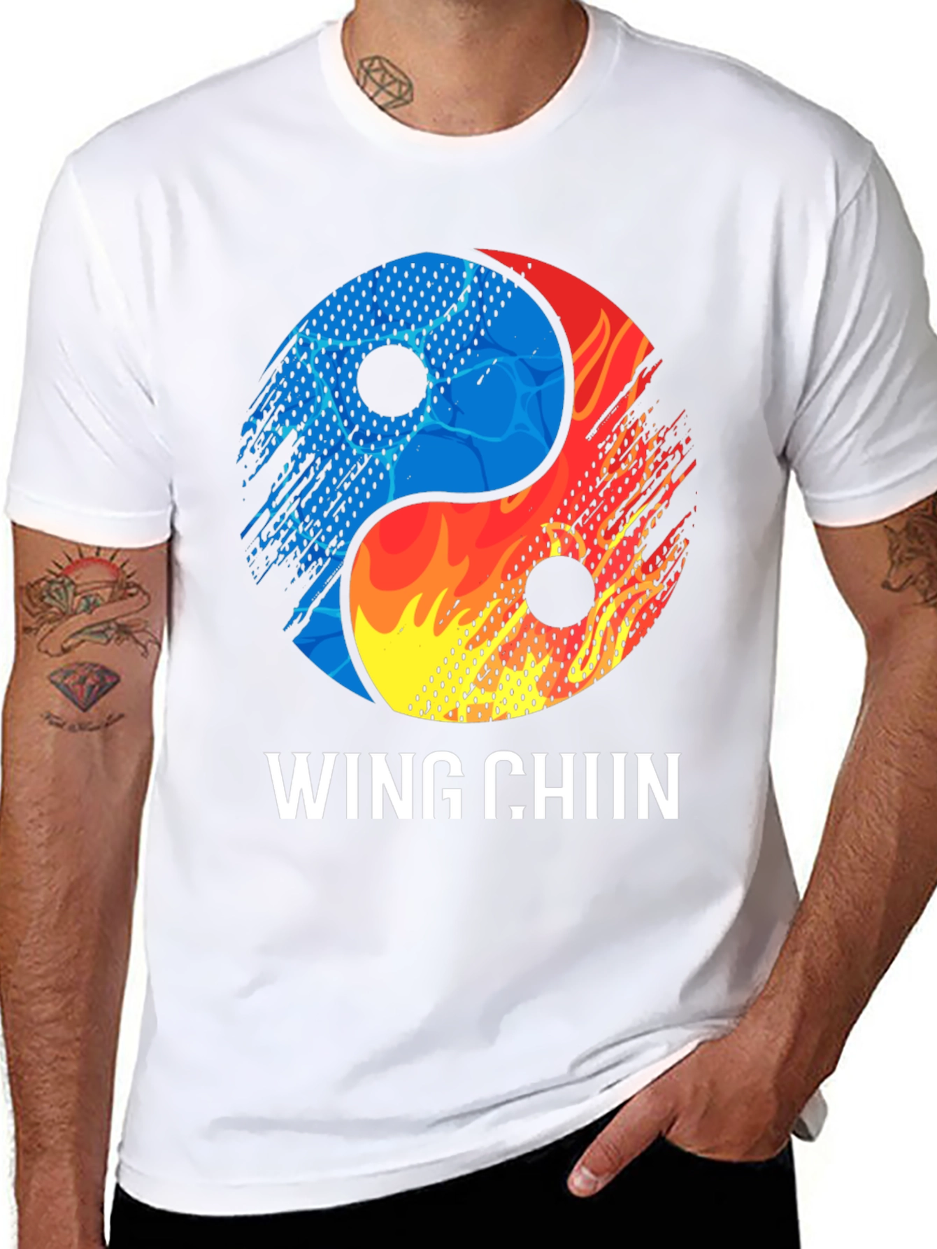 Wing Chun Yin Yang T-Shirt Martial Arts Tee