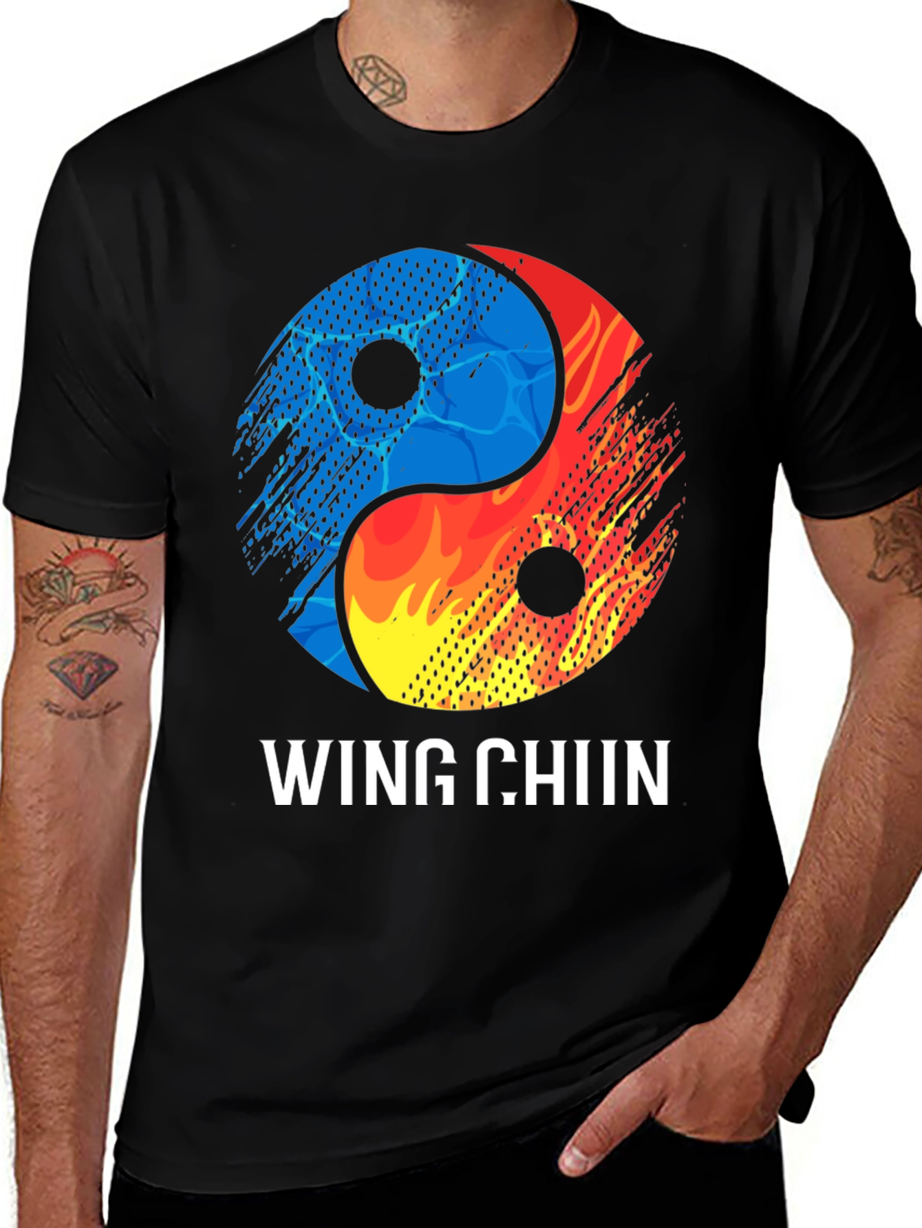 Wing Chun Yin Yang T-Shirt Martial Arts Tee