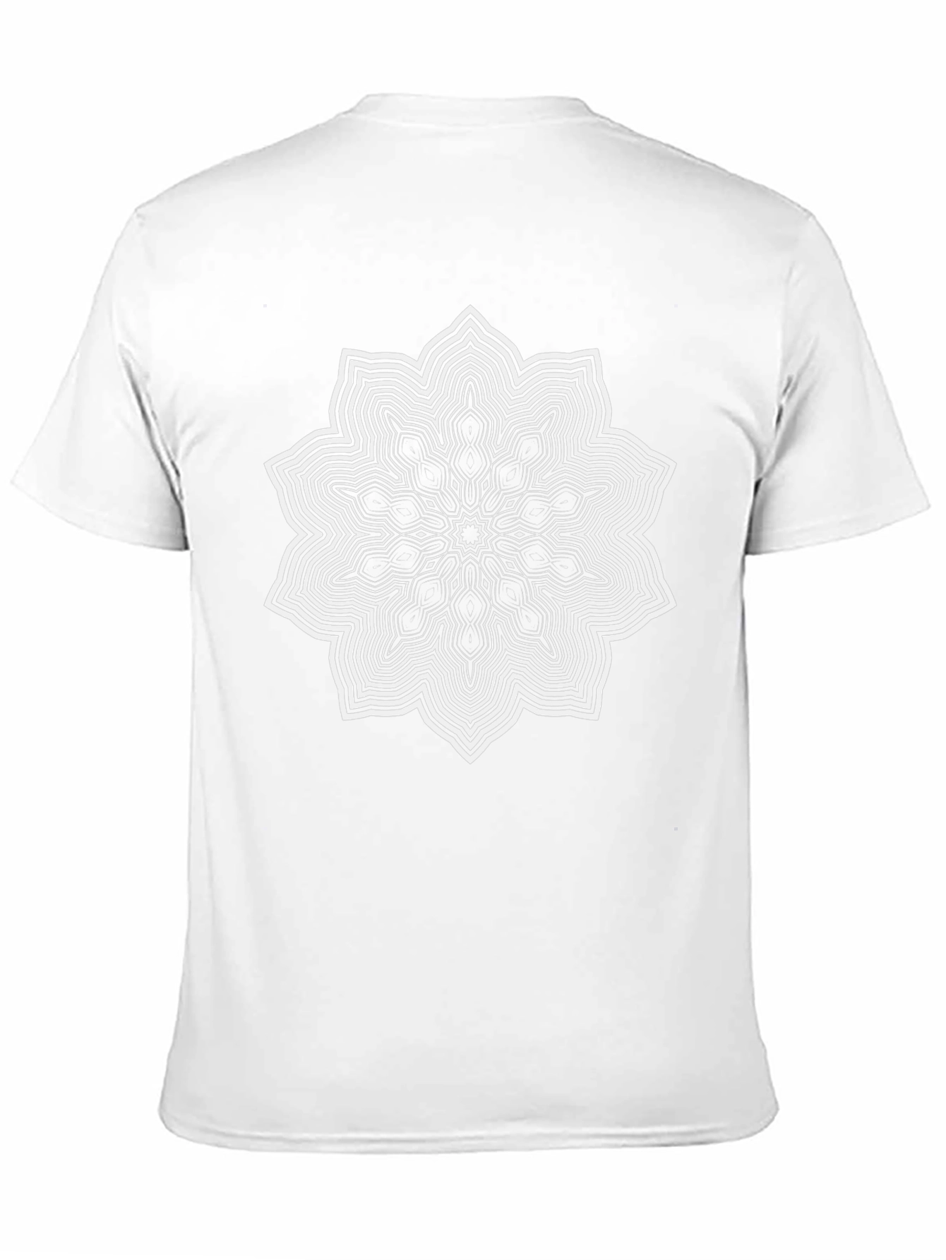 Geometric Mandala Black T-Shirt - Stylish Unisex Tee