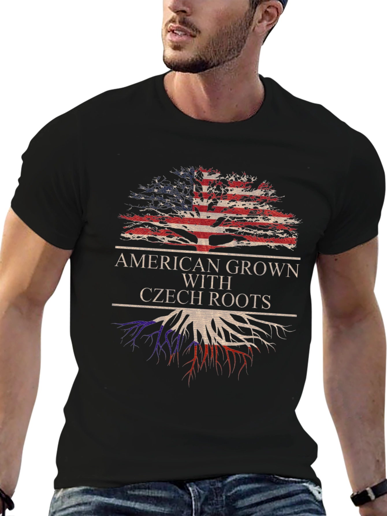 American Grown with Czech Roots T-Shirt