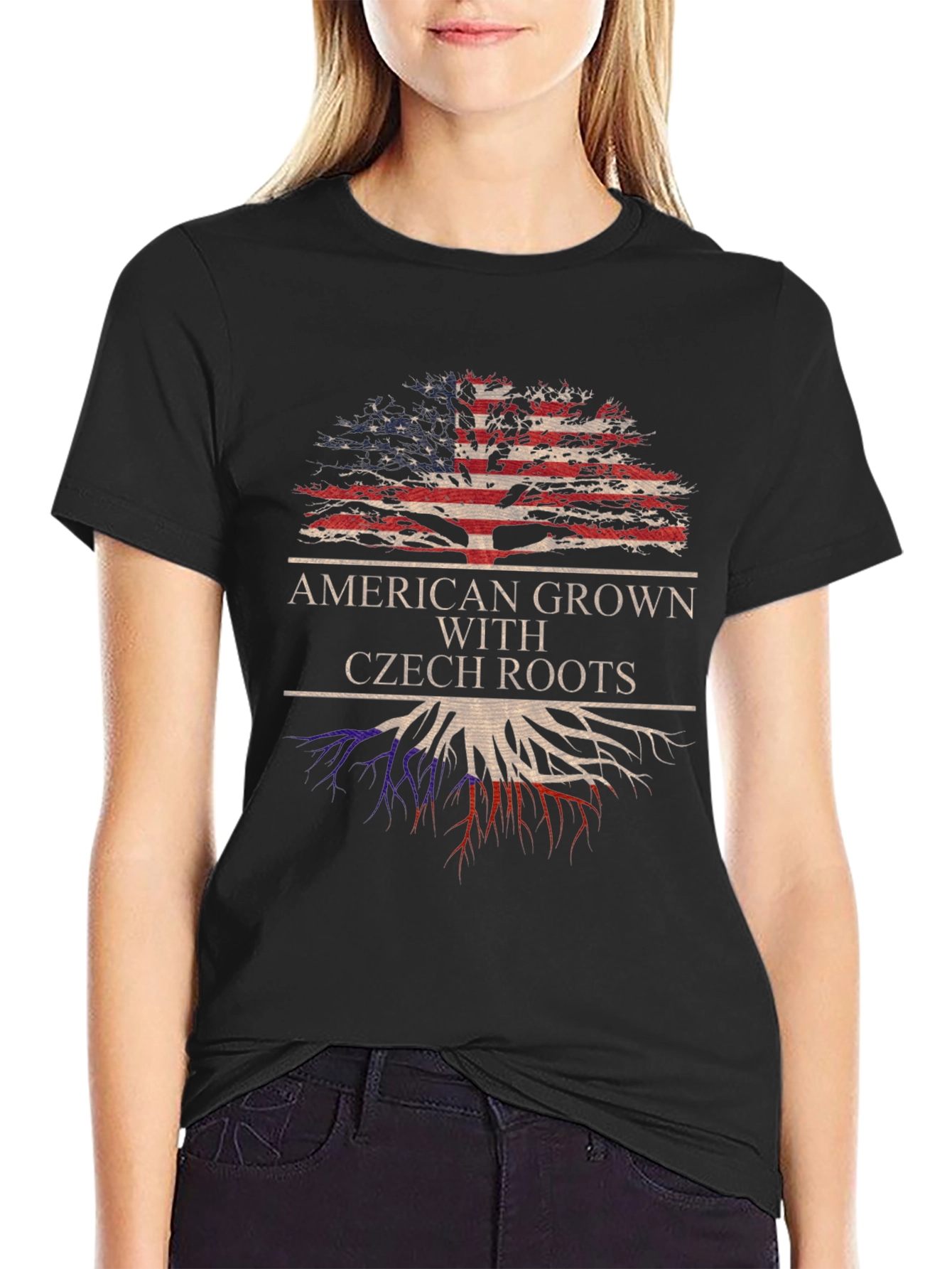 American Grown with Czech Roots T-Shirt