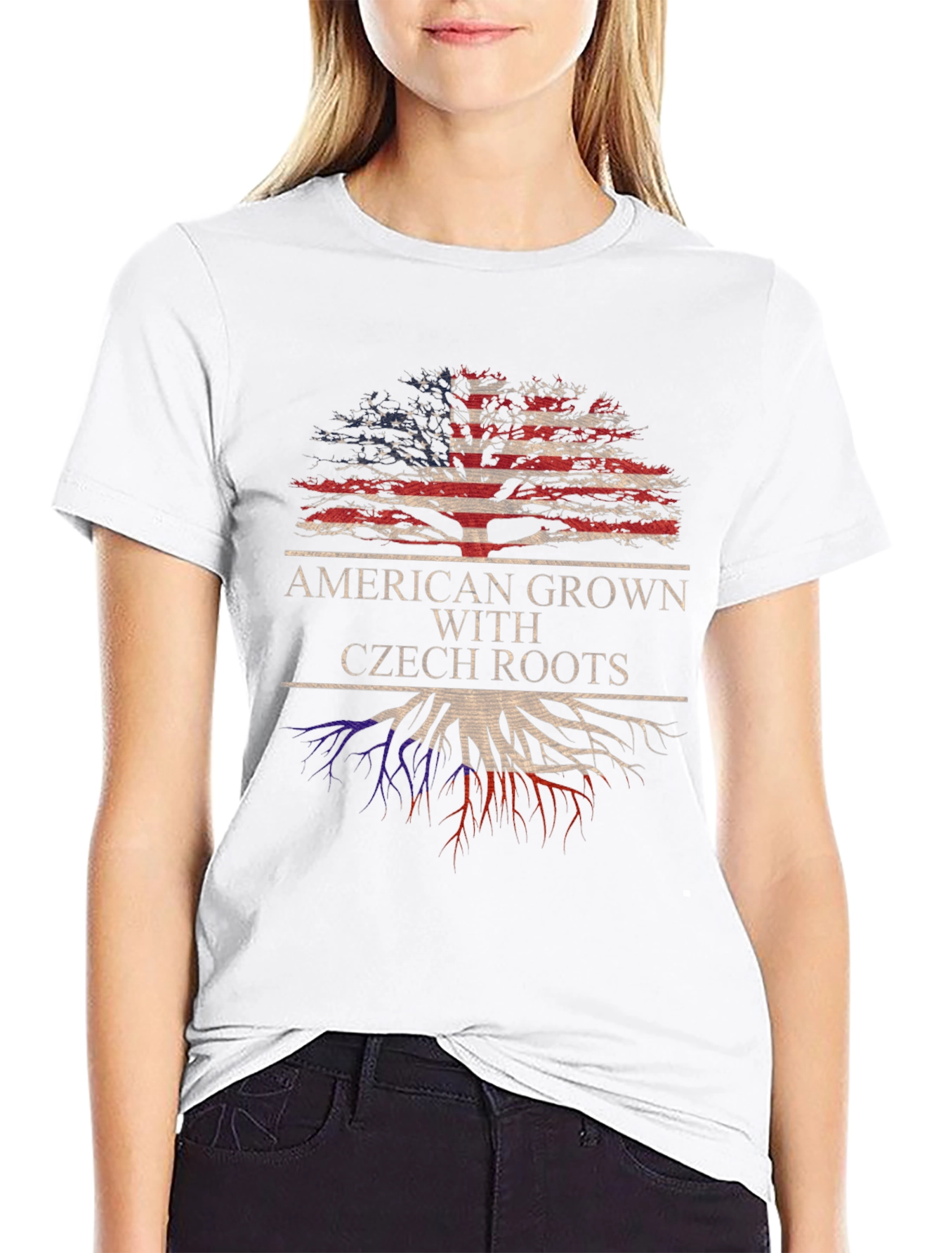 American Grown with Czech Roots T-Shirt
