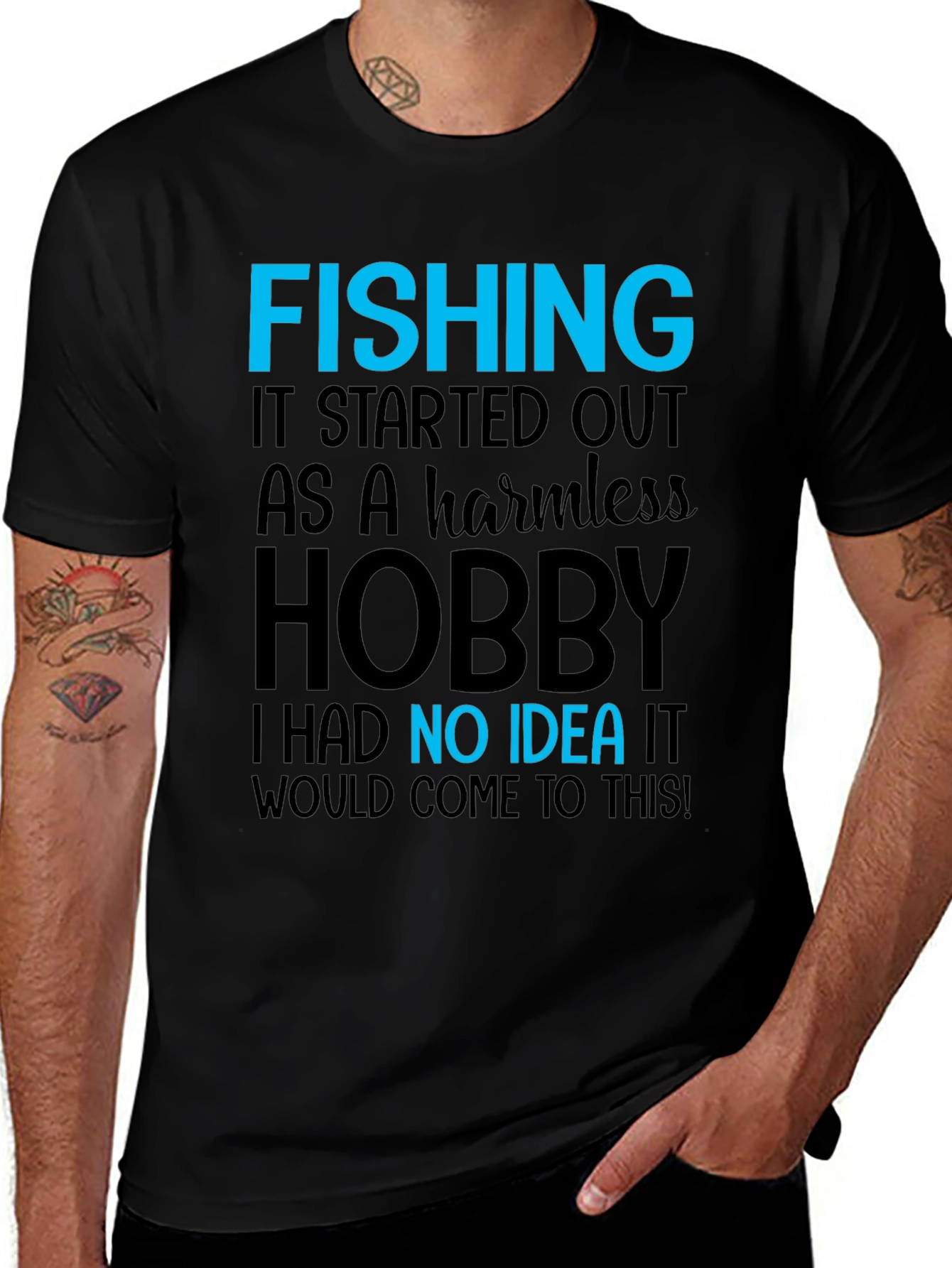 Fishing Hobby T-Shirt - Humorous Design