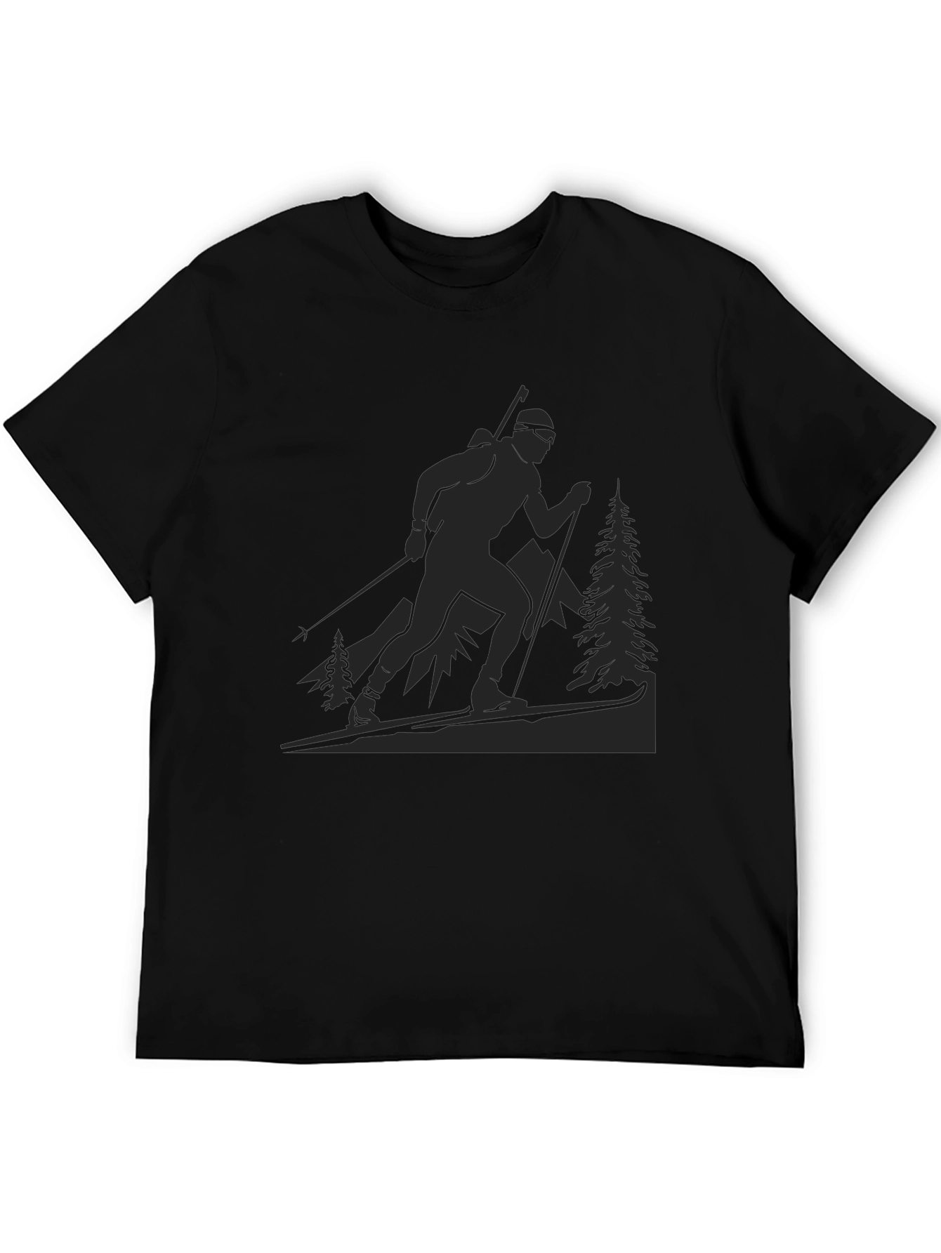 Biathlon Silhouette T-Shirt - Sporty Graphic Tee
