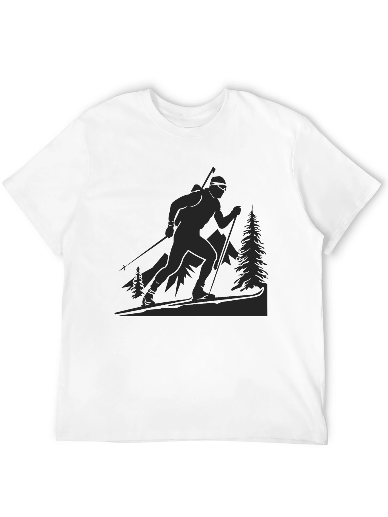 Biathlon Silhouette T-Shirt - Sporty Graphic Tee
