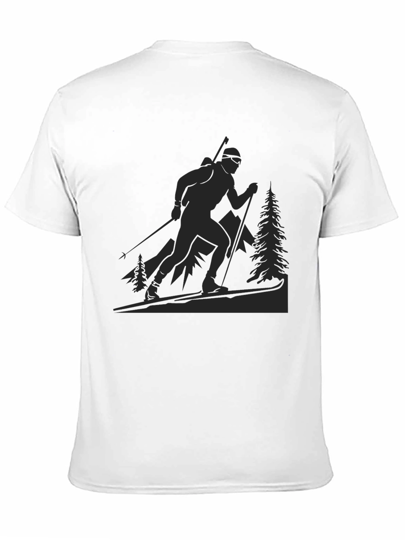 Biathlon Silhouette T-Shirt - Sporty Graphic Tee