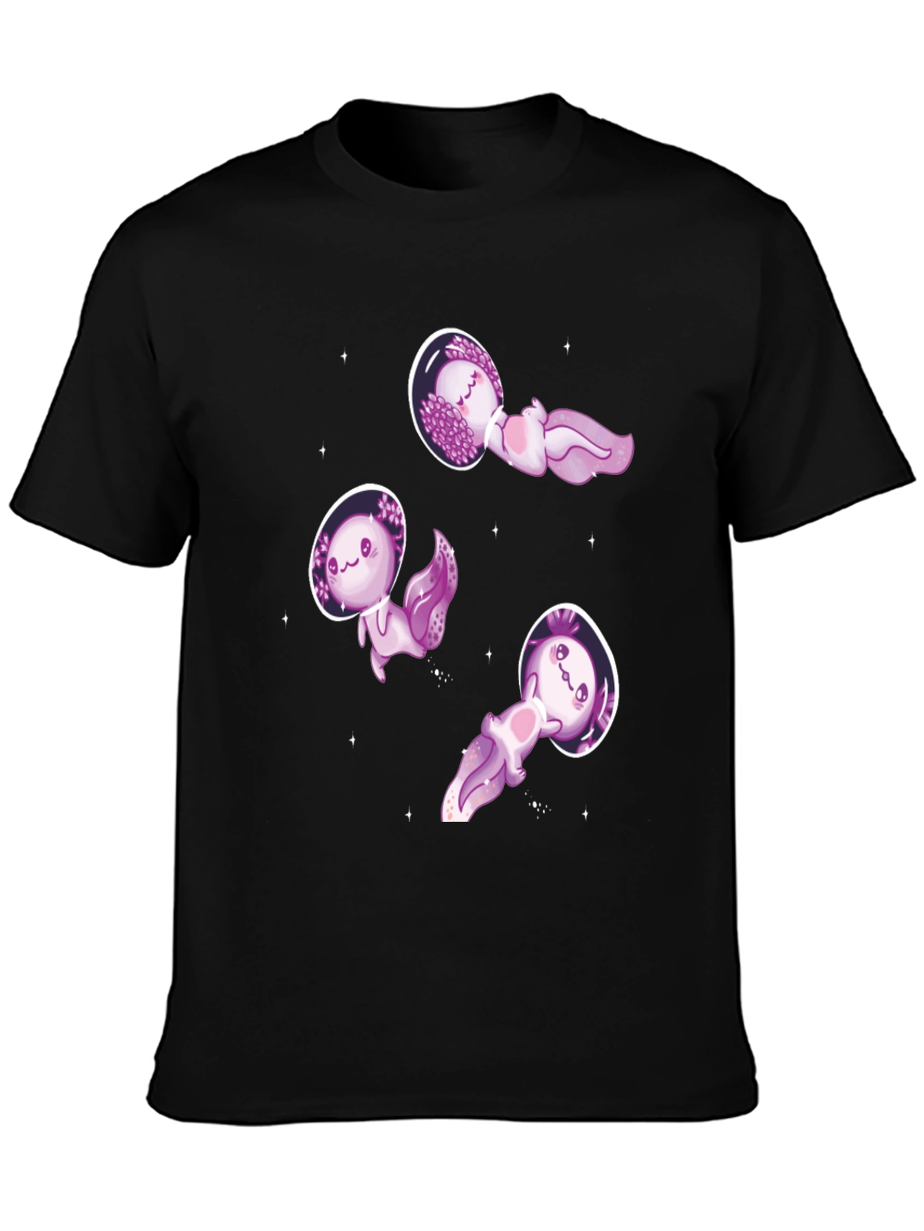 Axolotl Astronauts Graphic T-Shirt