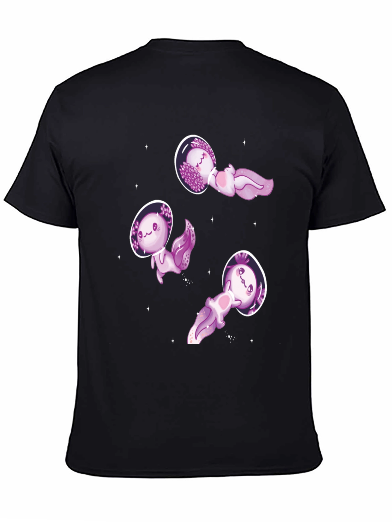 Axolotl Astronauts Graphic T-Shirt