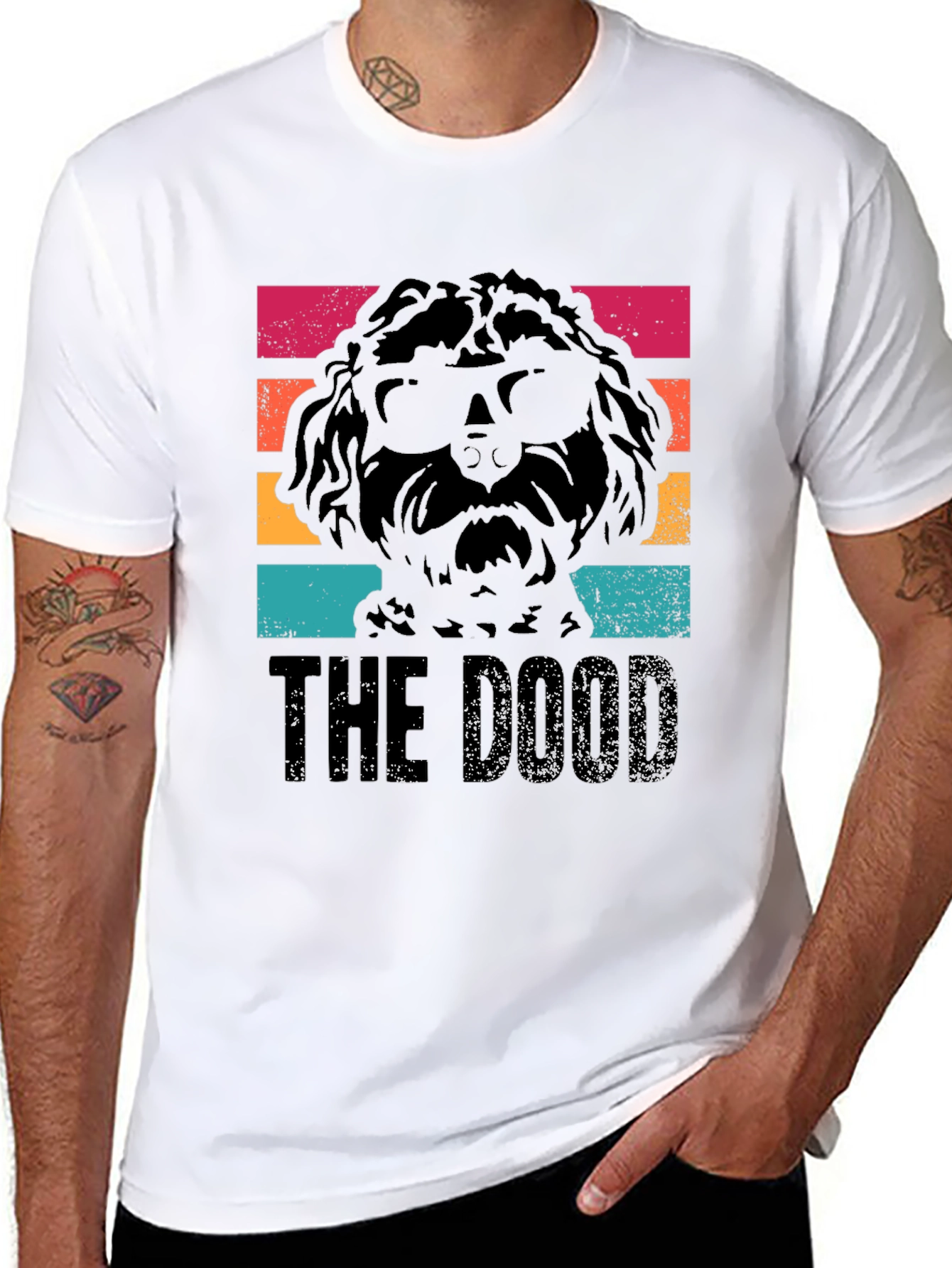 The Dood T-Shirt - Retro Dog Graphic Tee