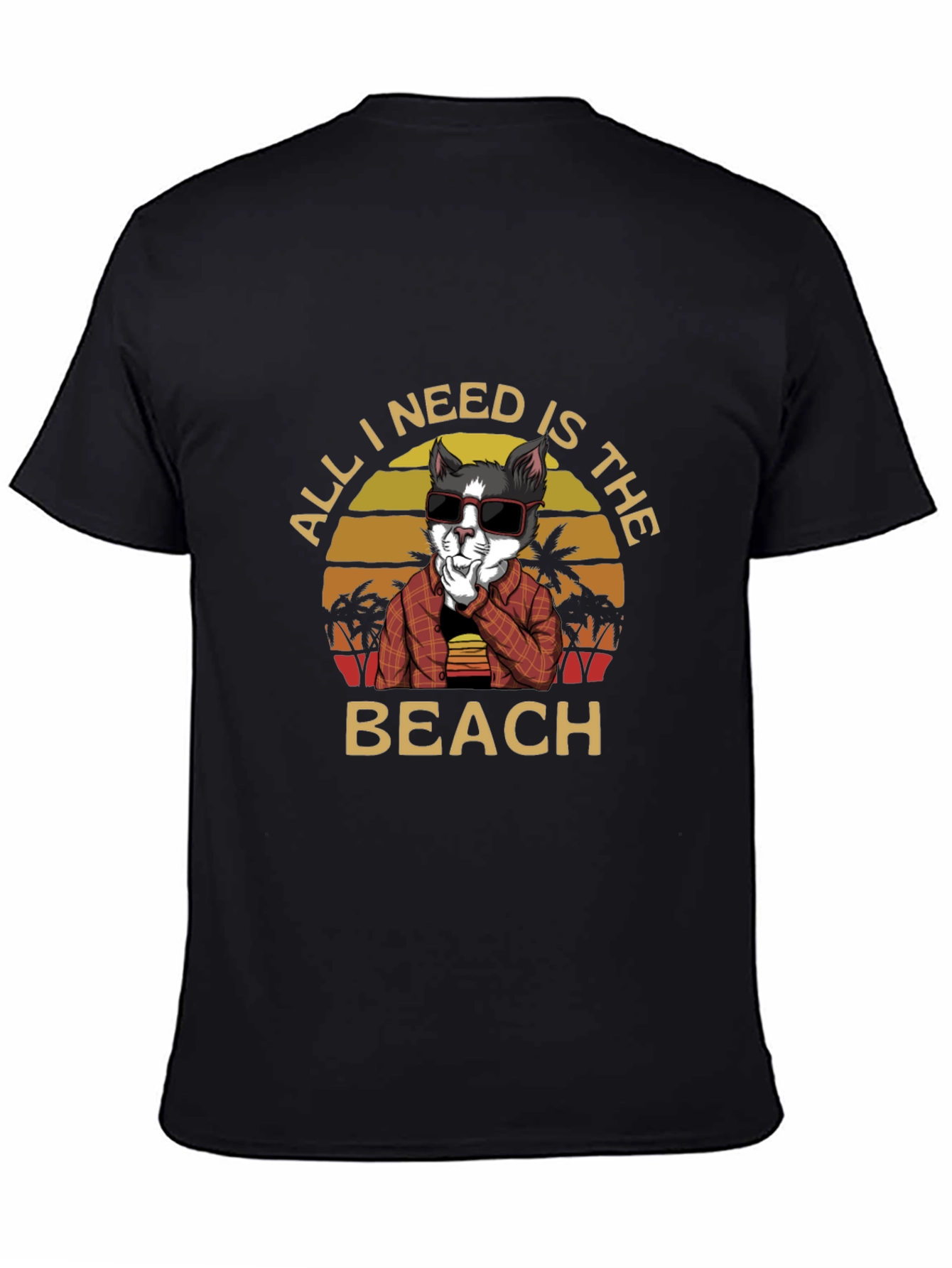 Beach Cat T-Shirt - Vacation Vibes