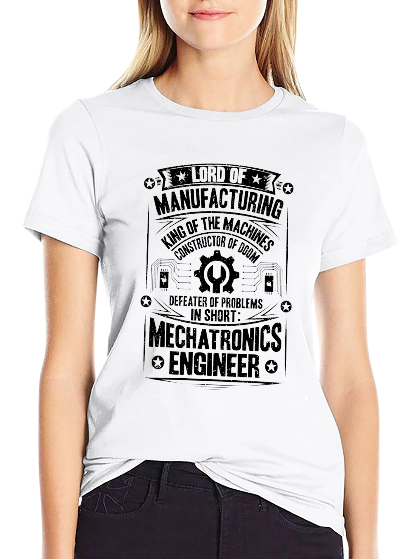 Mechatronics Engineer T-Shirt: Lord of Manufacturing