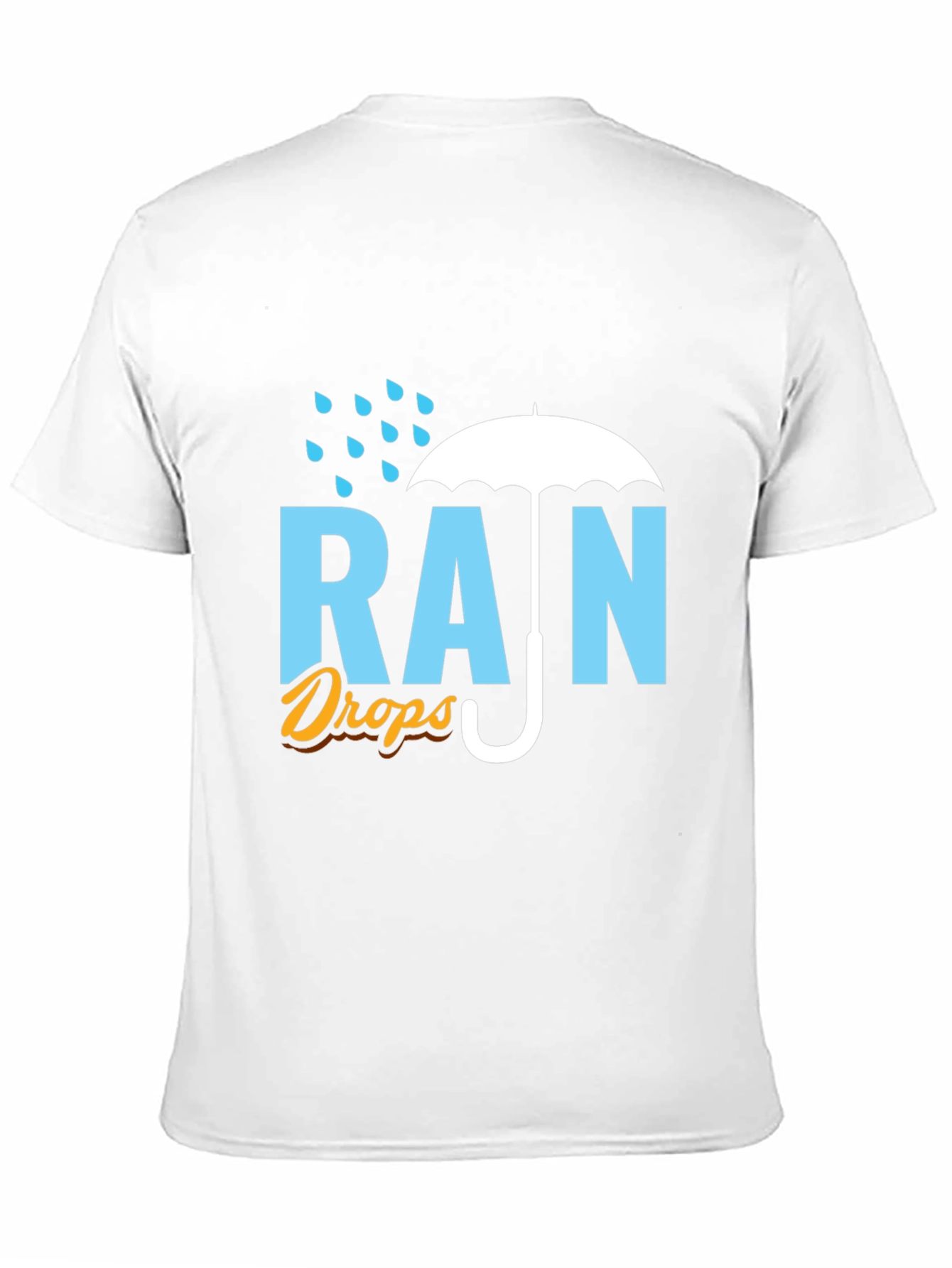 Rain Drops Graphic T-Shirt - Stylish Weather Tee